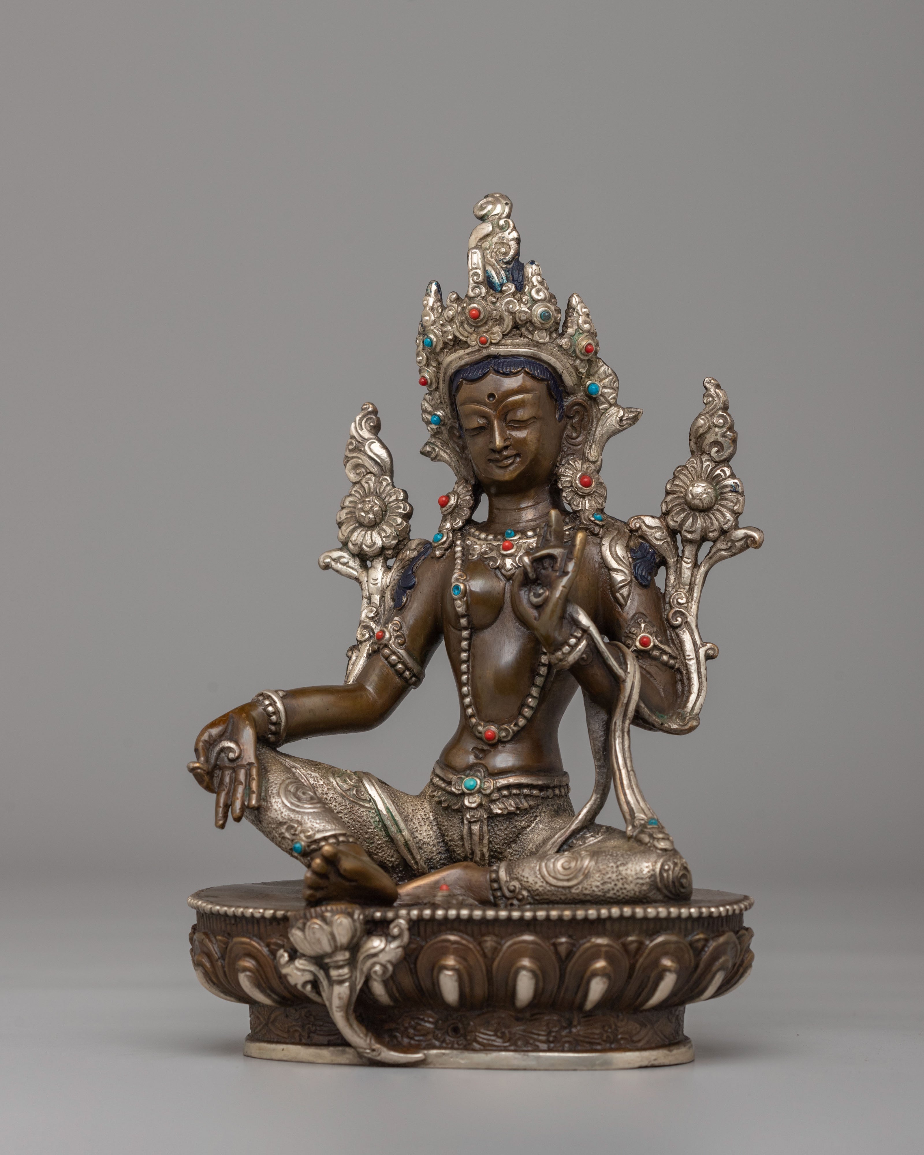 Shyama Tara Copper Statue | Symbol of Divine Feminine Grace