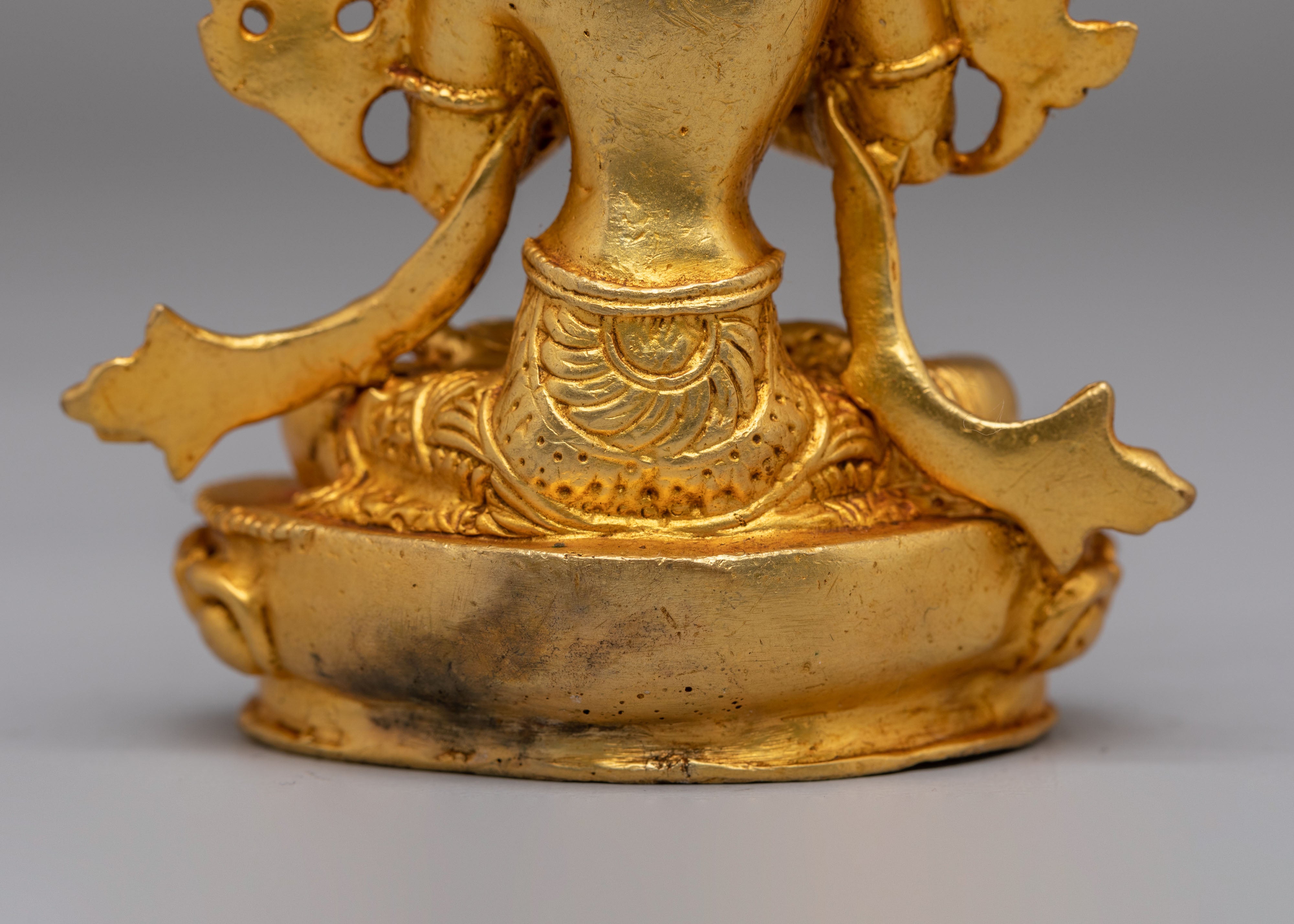 Sacred Tibetan Manjushri Sculpture | Tibetan Bodhisattva of Wisdom