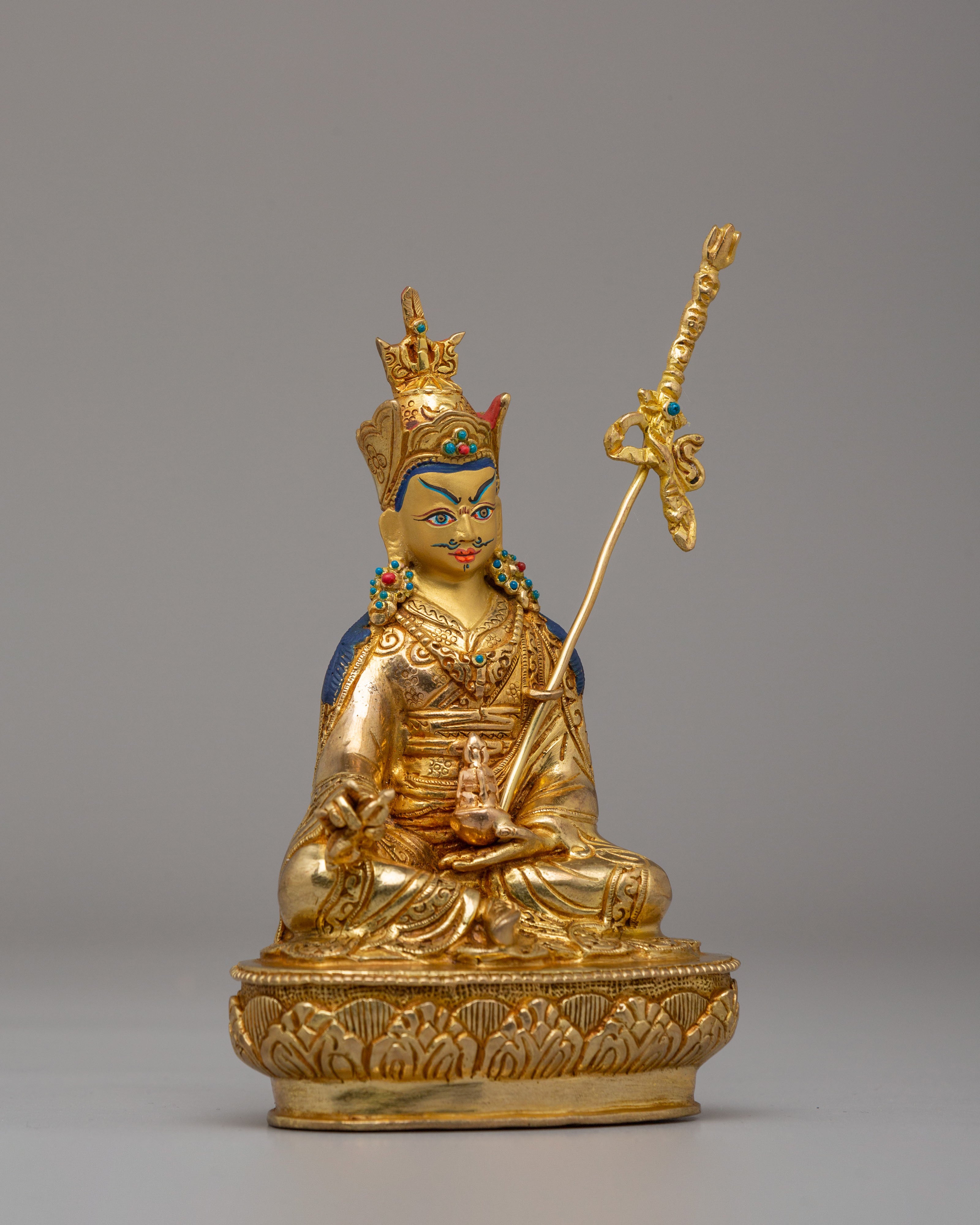 Sacred Padmasambhava Statue | Traditional Artwork