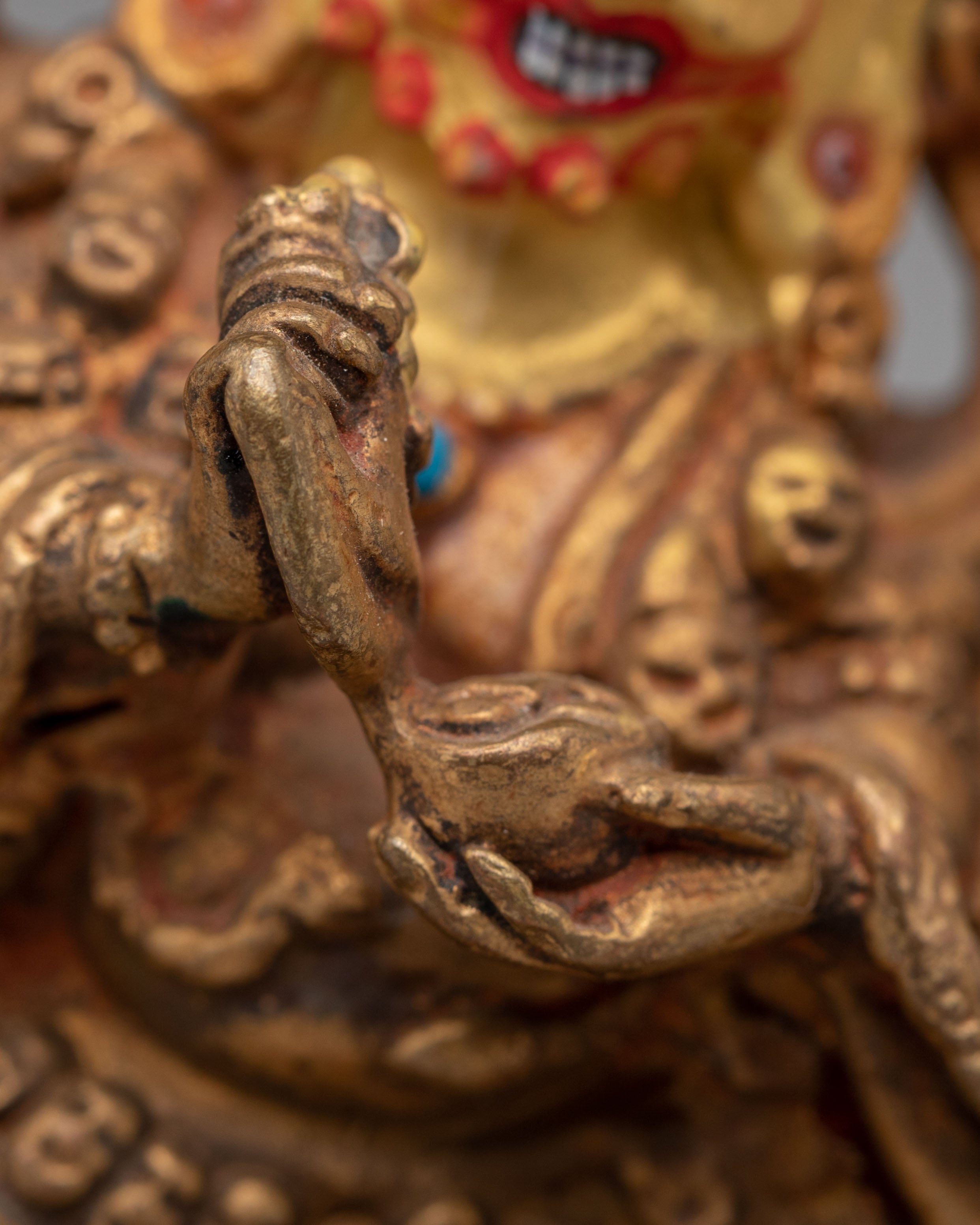 Traditional Six-Armed Mahakala Statue | Himalayan Art