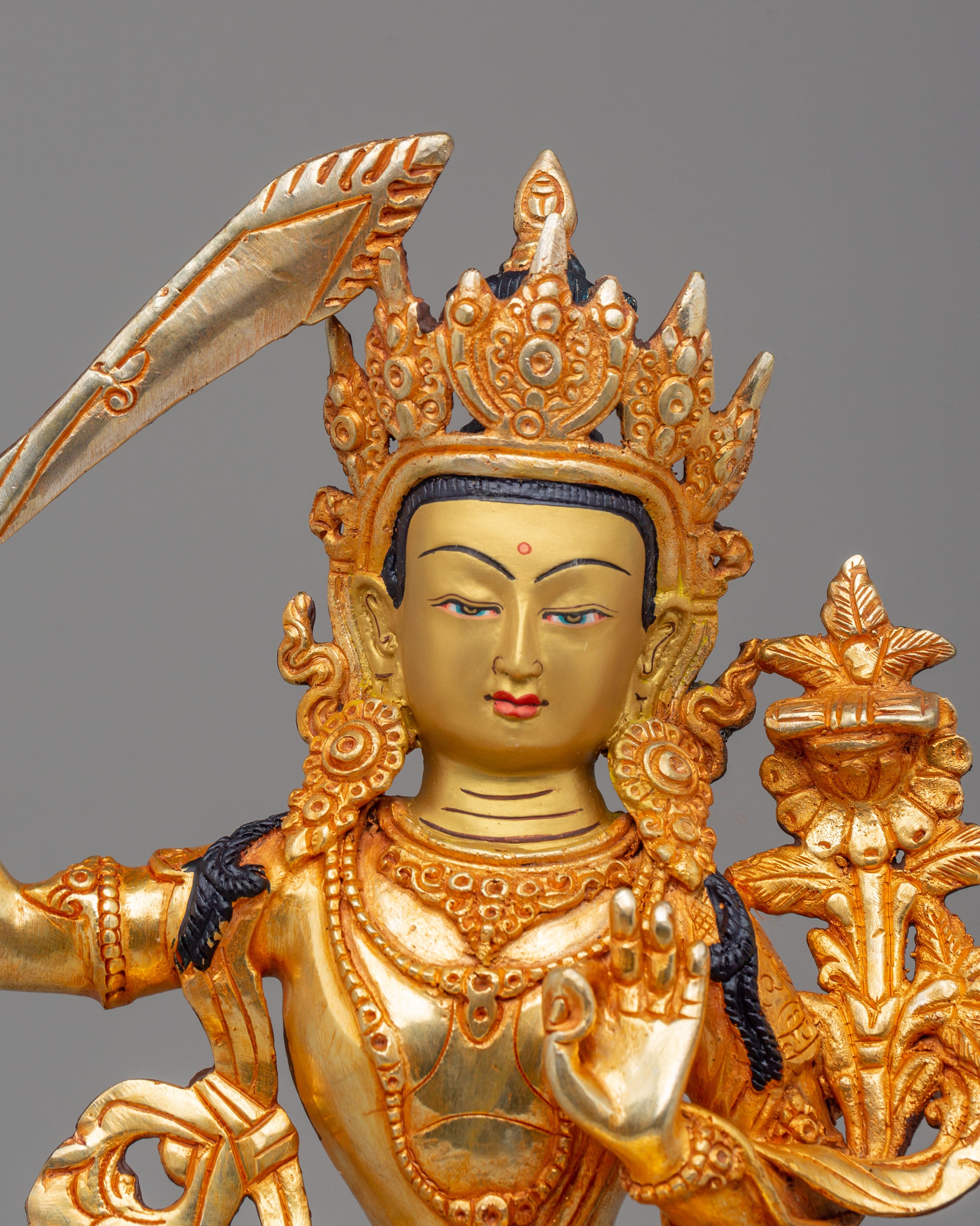 Tibetan Manjushri Bodhisattva Sculpture | A Symbol of Wisdom