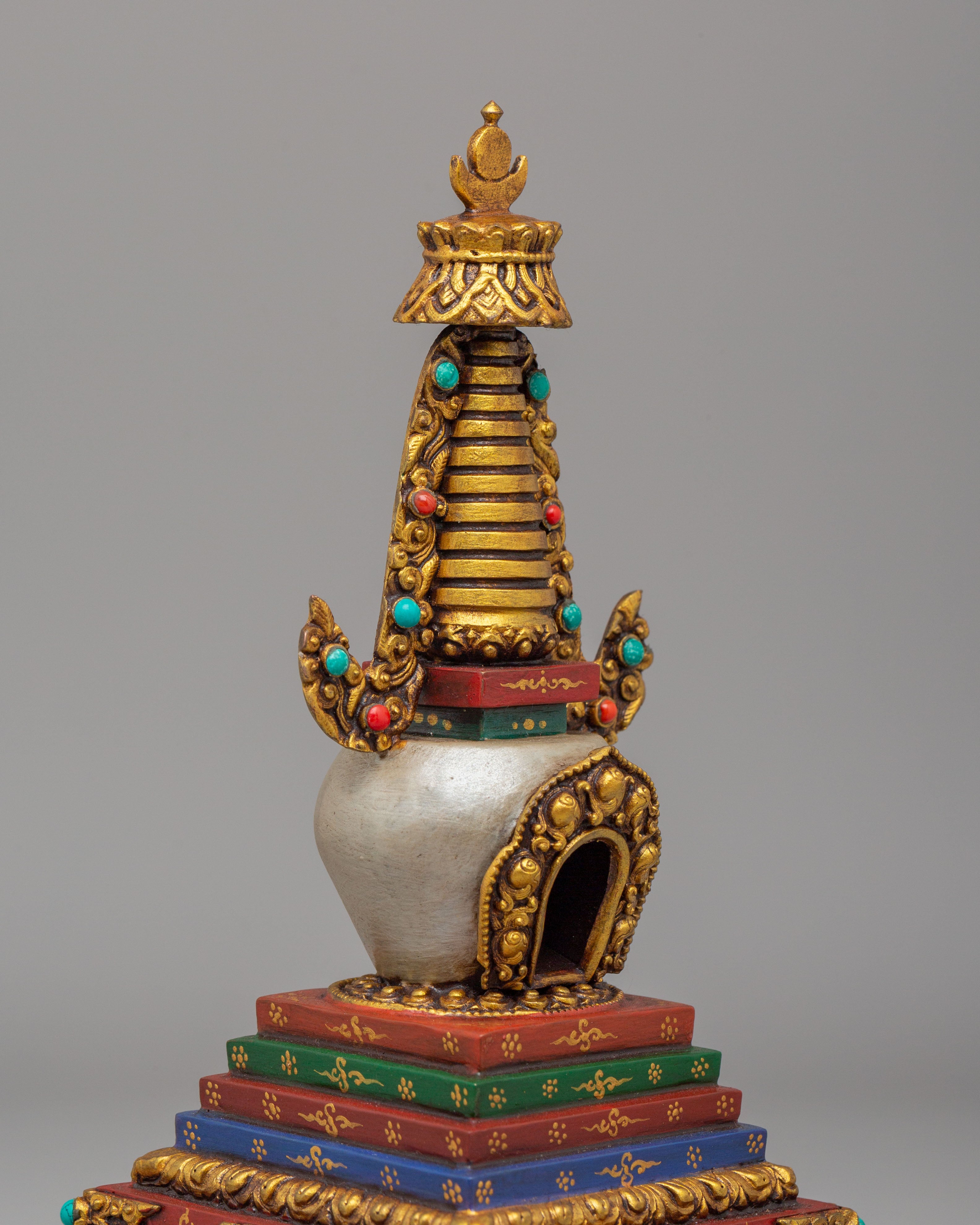 Spiritual Enlightenment Chorten | Handcrafted Tibetan Buddhist Stupa