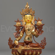 Traditional Green Tara figurine