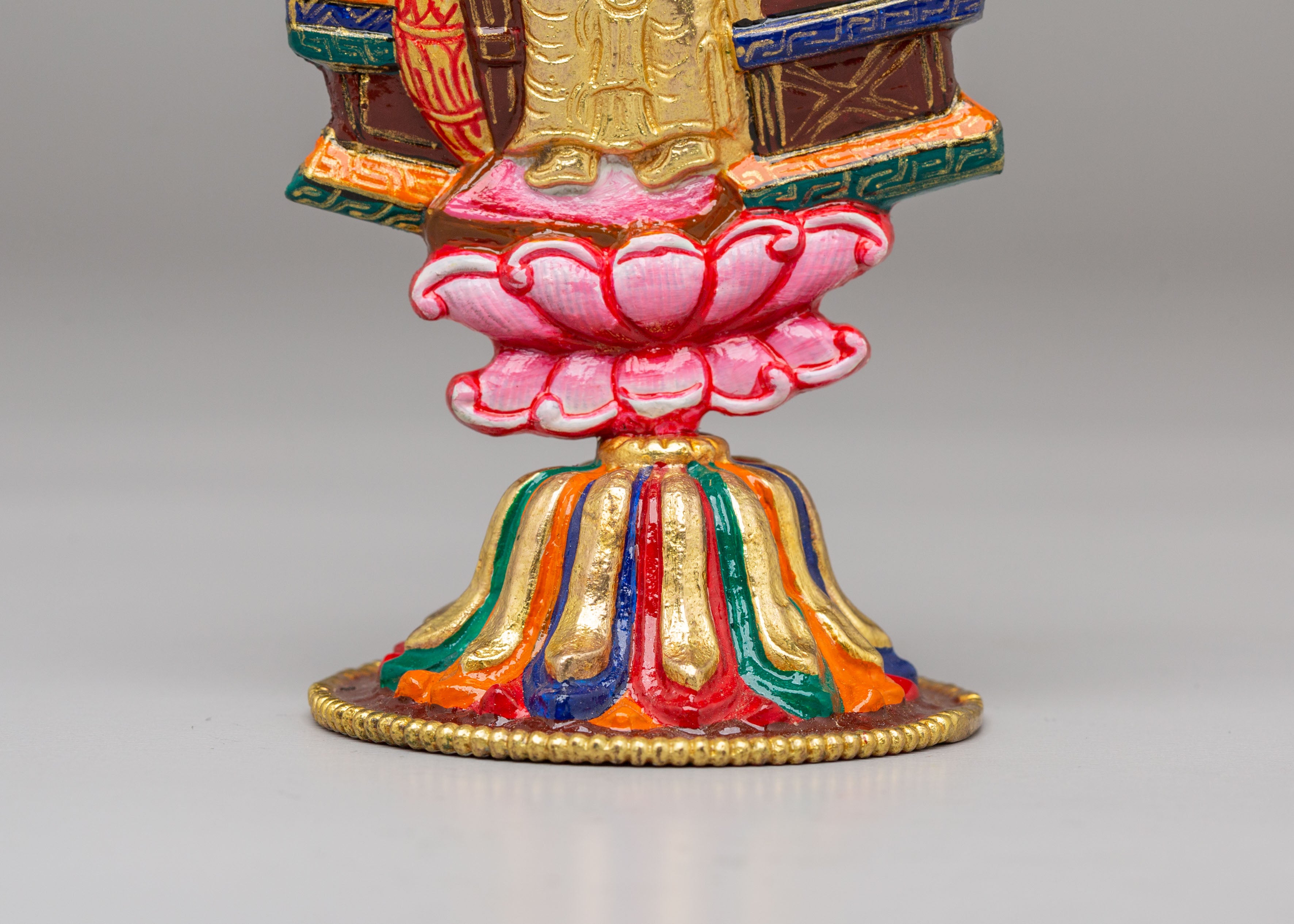 Tibetan Chakravartin Possessions Sculpture | Sacred Spiritual Decor