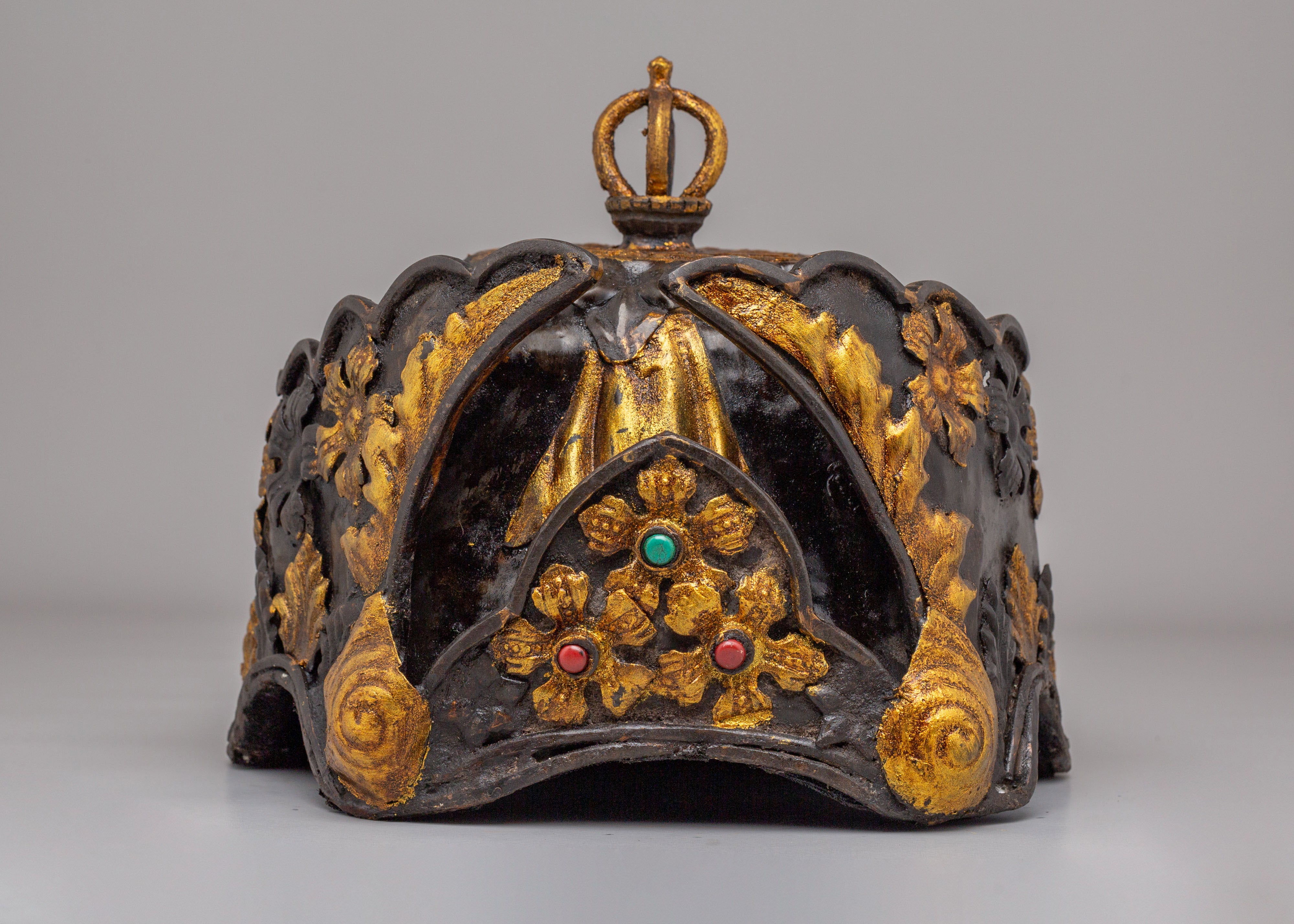 Handcrafted Ritual Crown | Tibetan Buddhist Art