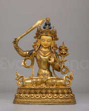 Manjushri Wisdom Buddha Sculpture