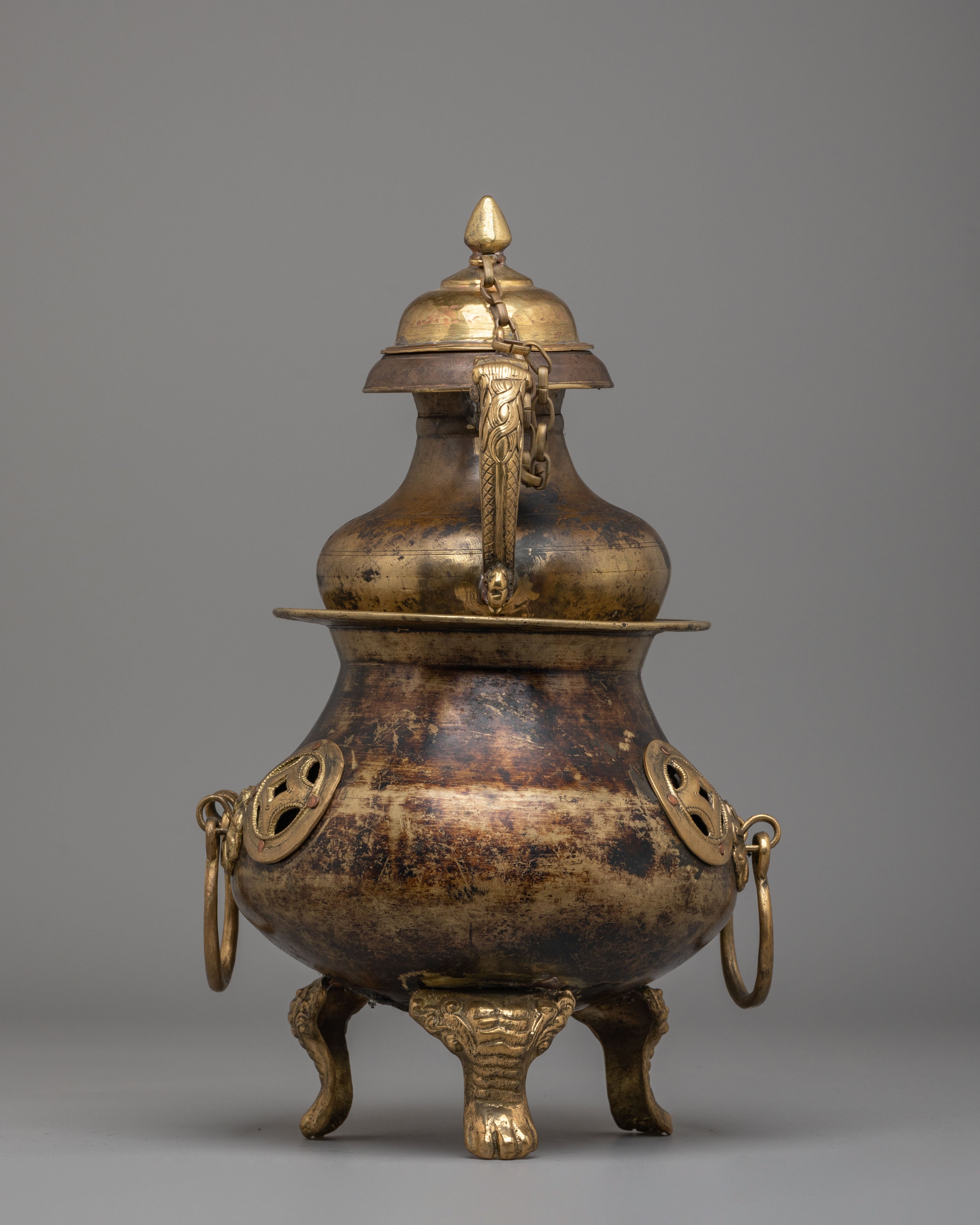 Vajrayana Offering Incense Burner | Buddhist Ritual Offering Tool