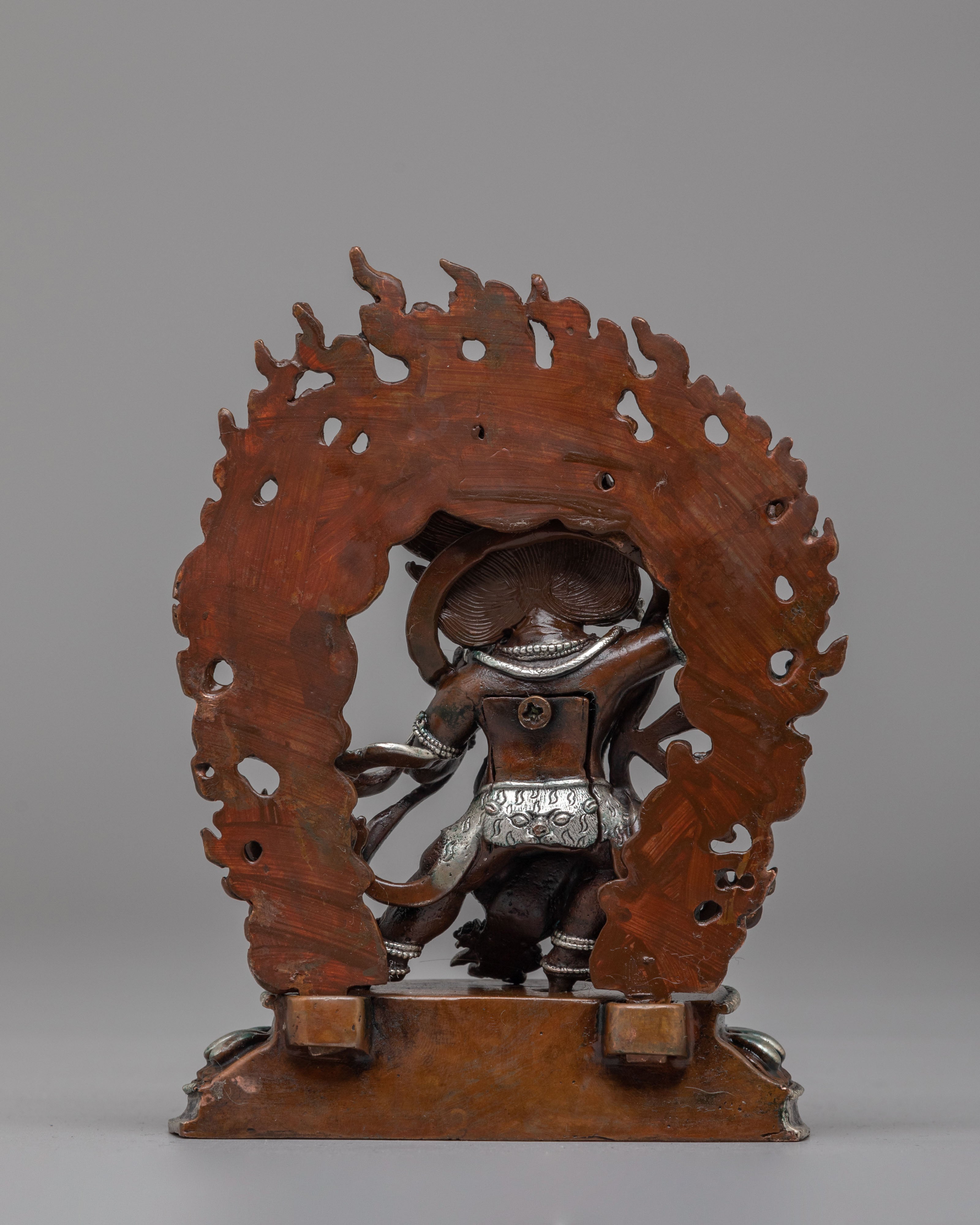 Machine Made Vajrapani Deity Statue | Buddhist Protector Sculpture