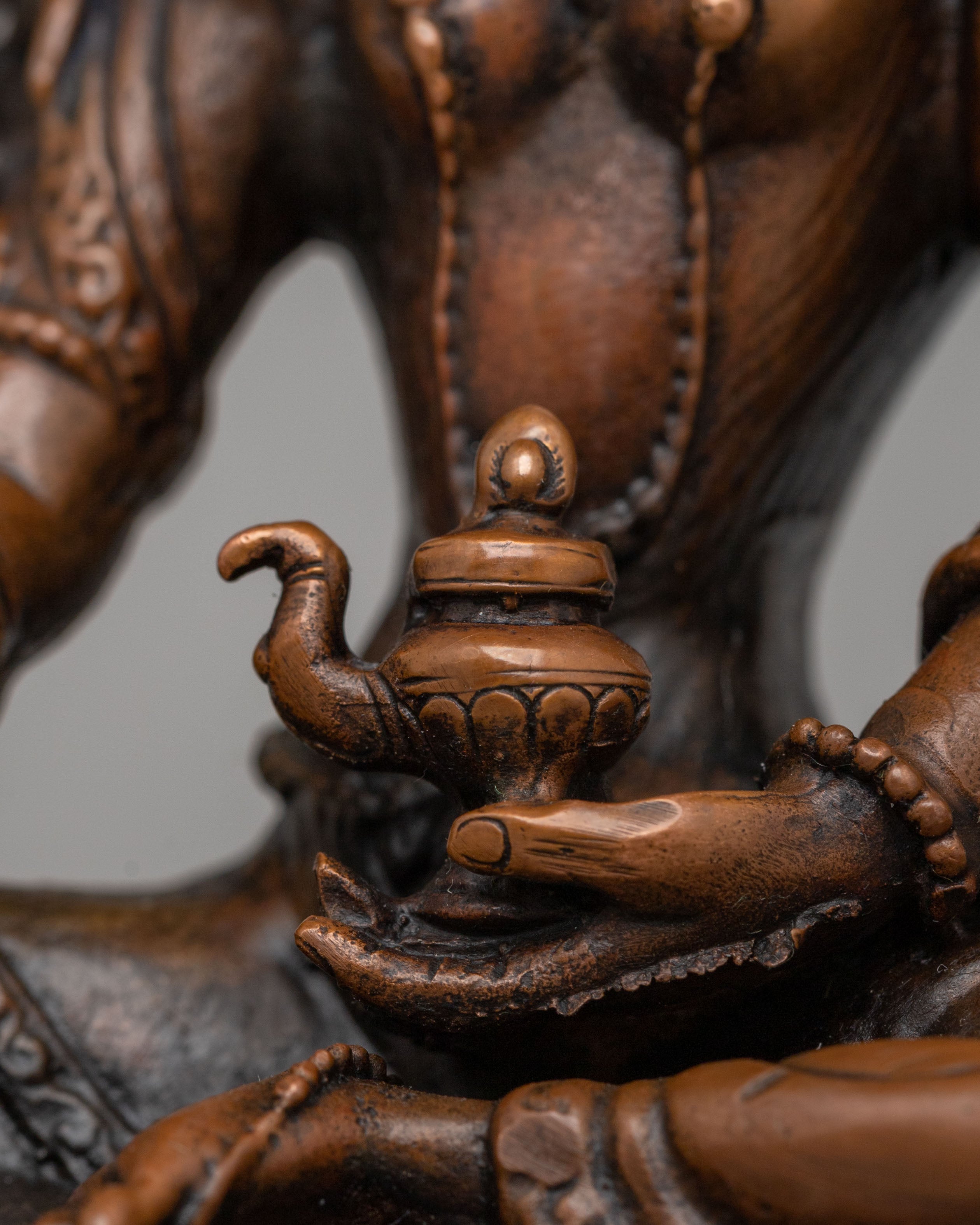 Vasudhara Statue for Wealth | Handcrafted Tibetan Wealth Deity Figurine
