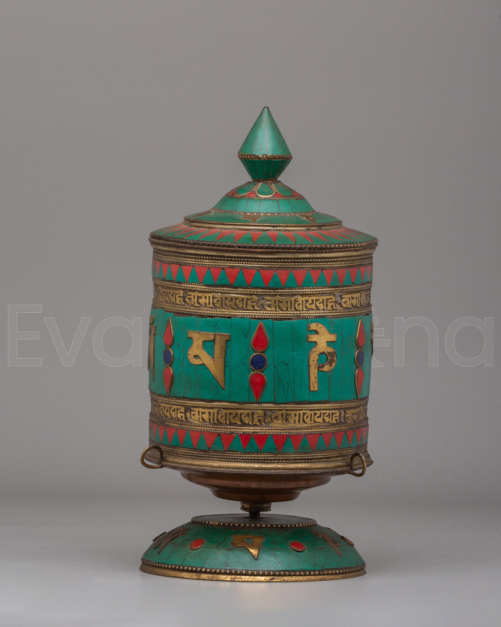 Sacred Altar Mantra Prayer Wheel