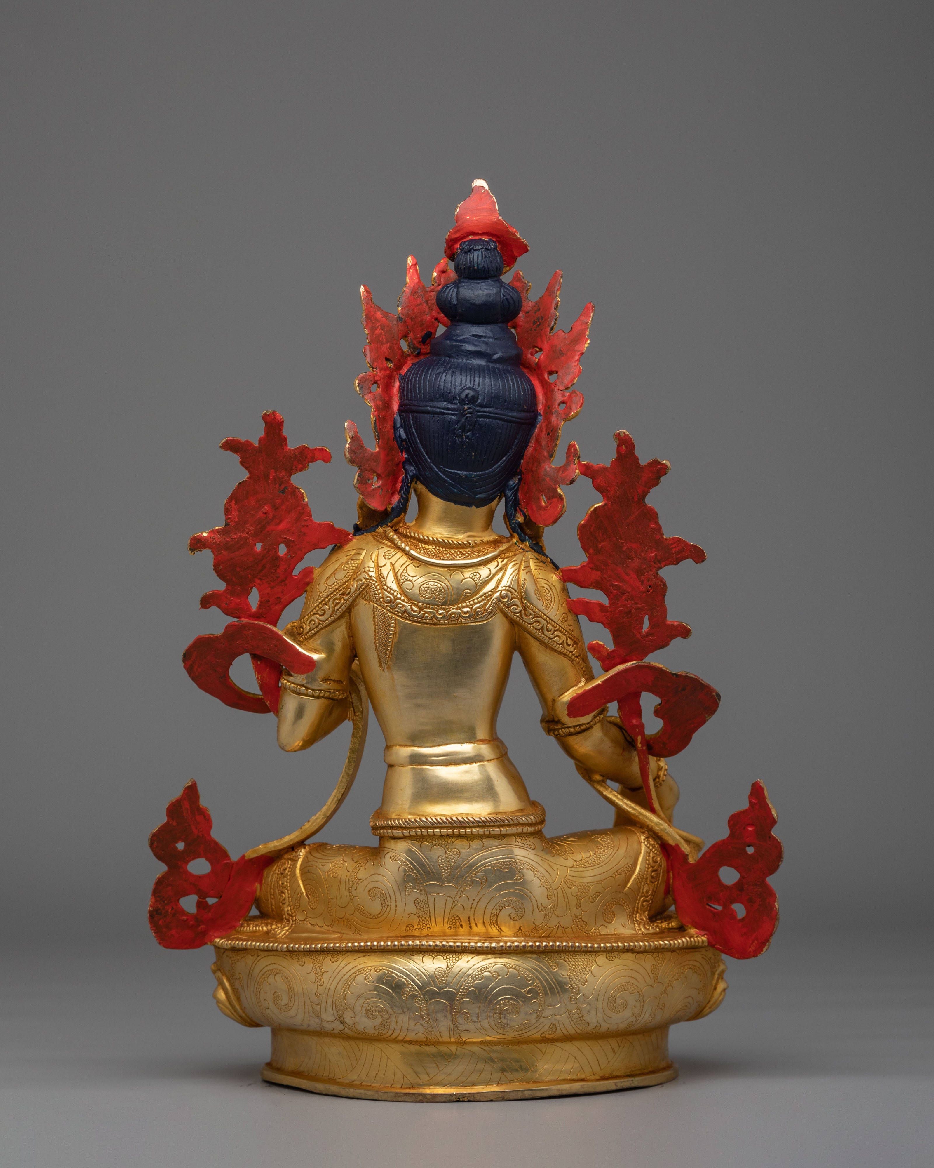 Traditional Green Tara Altar Statue | Tibetan Green Tara Statue