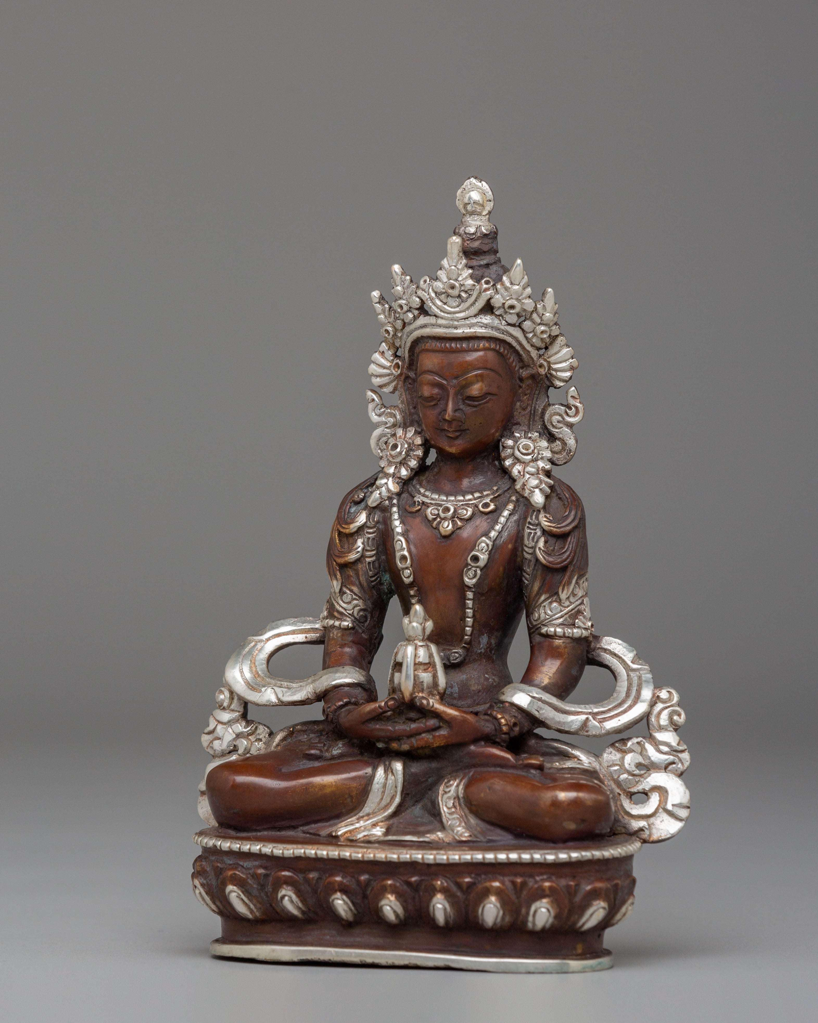 Sacred Handmade Amitayus Statue | Meditation and Rituals