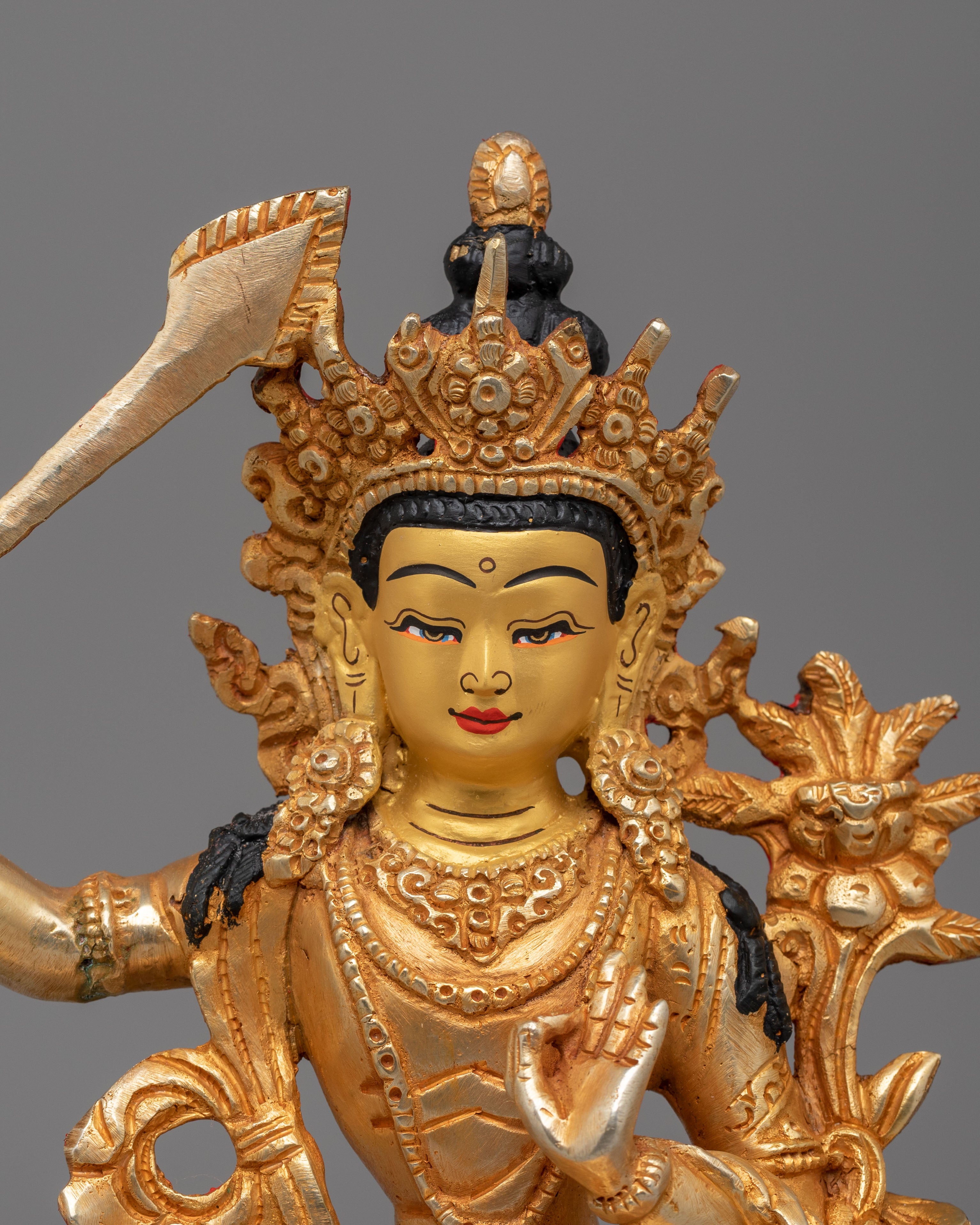 Bodhisattva of Transcendent Manjushri Statue | Wisdom Deity Statue