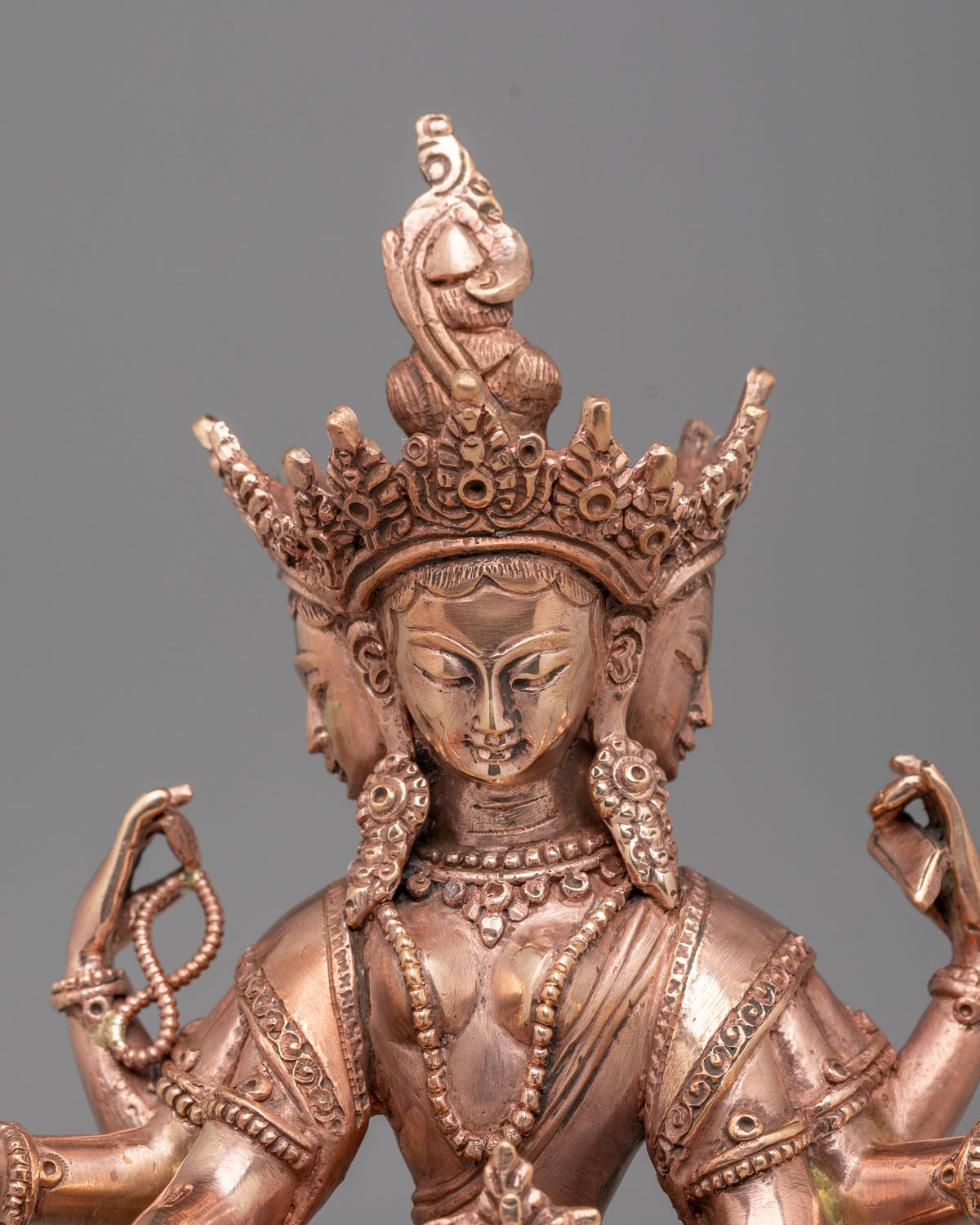 Himalayan Vasudhara Wealth Deity Statue | Handcrafted Buddhist Sculpture for Prosperity
