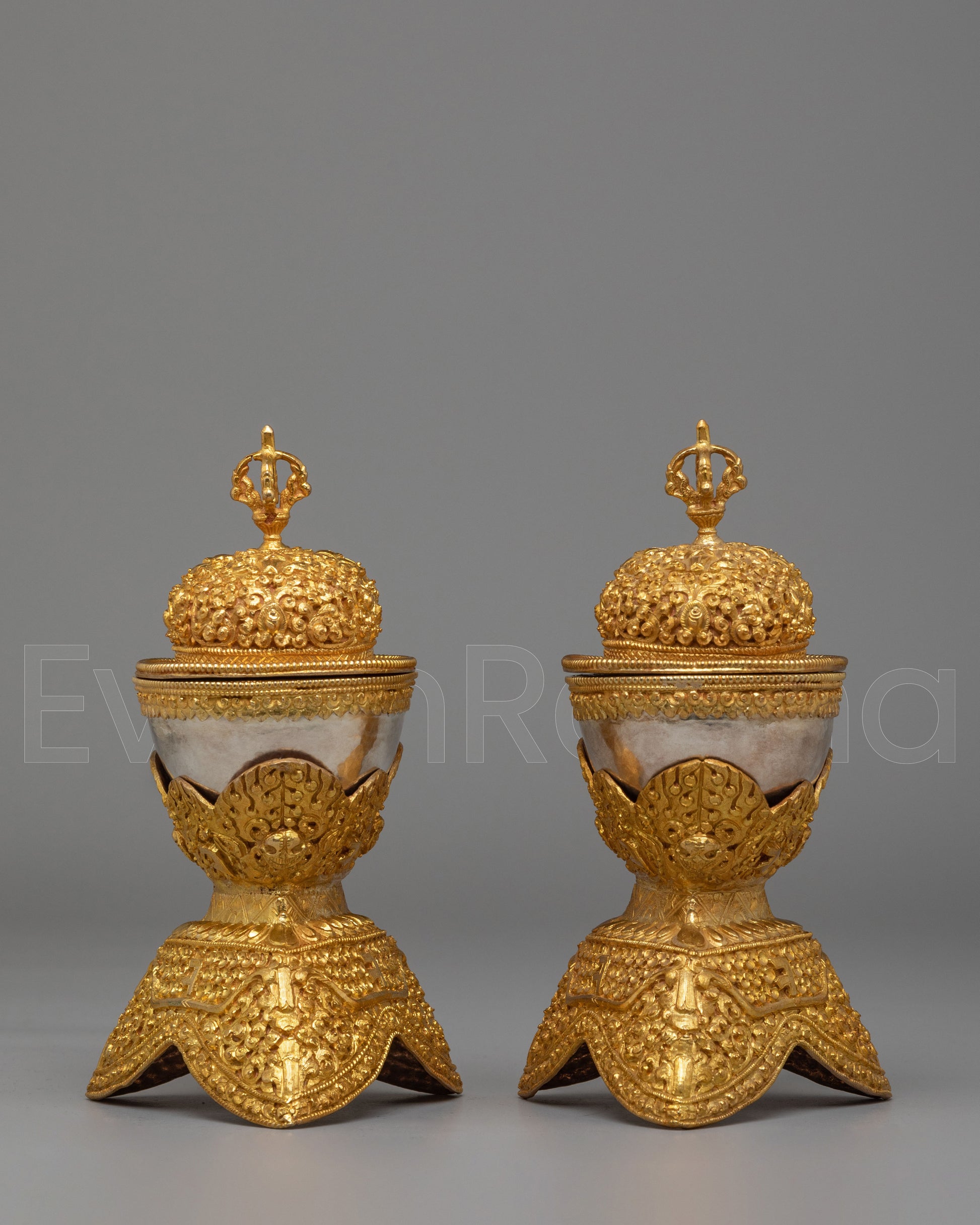 Traditional Ritual Kapala Set 