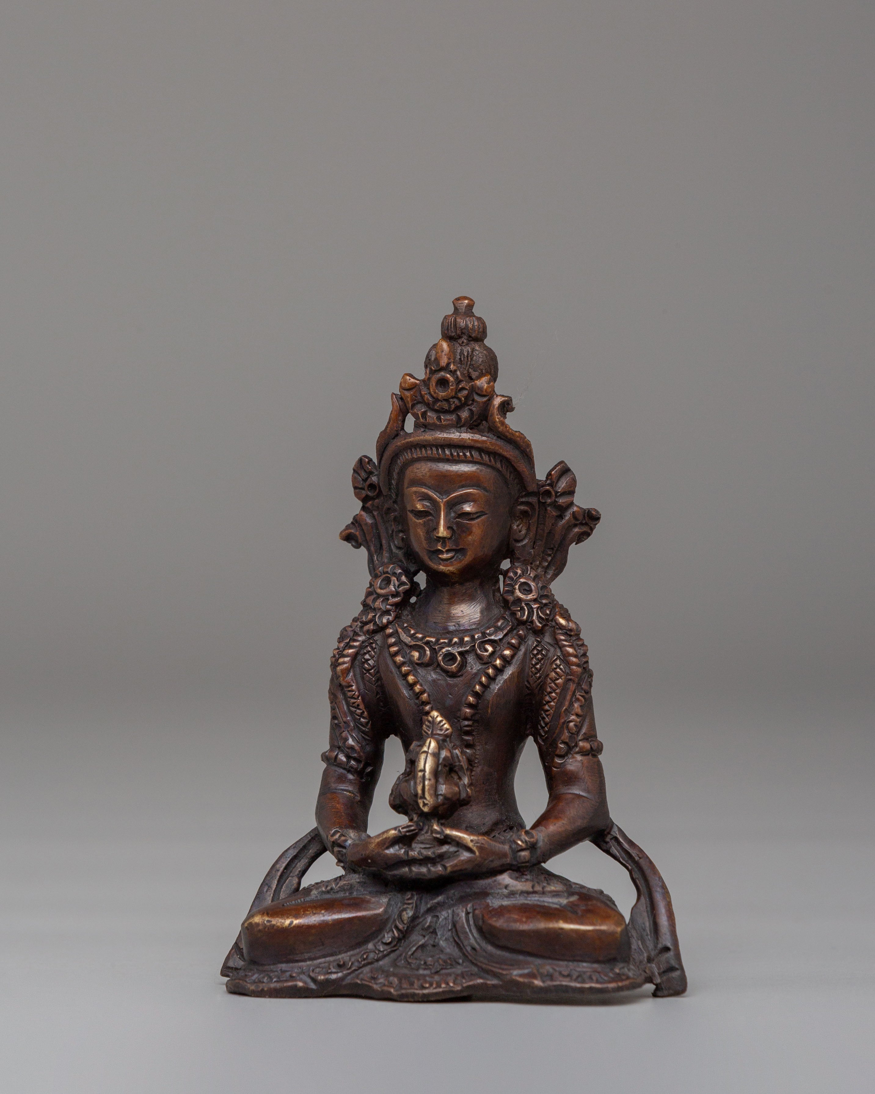 Sacred Tibetan Amitayus Buddha Statue | Symbol of Longevity