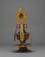 Gold Plated Chegumba for Offering