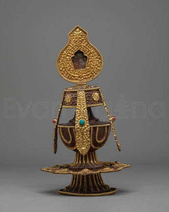 Gold Plated Chegumba for Offering
