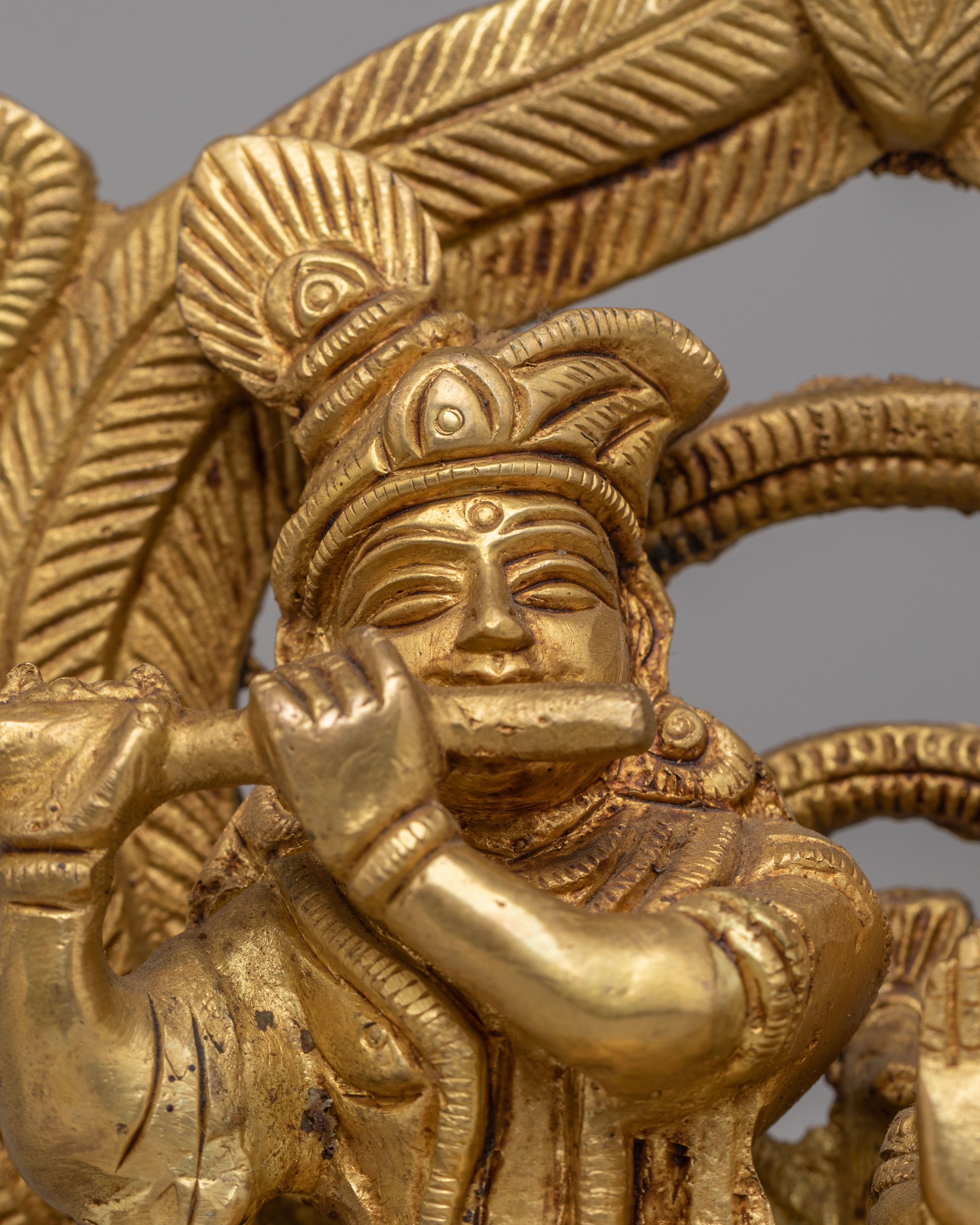 Traditional Radha Krishna Figurine | Sacred Hindu Statue for Meditation