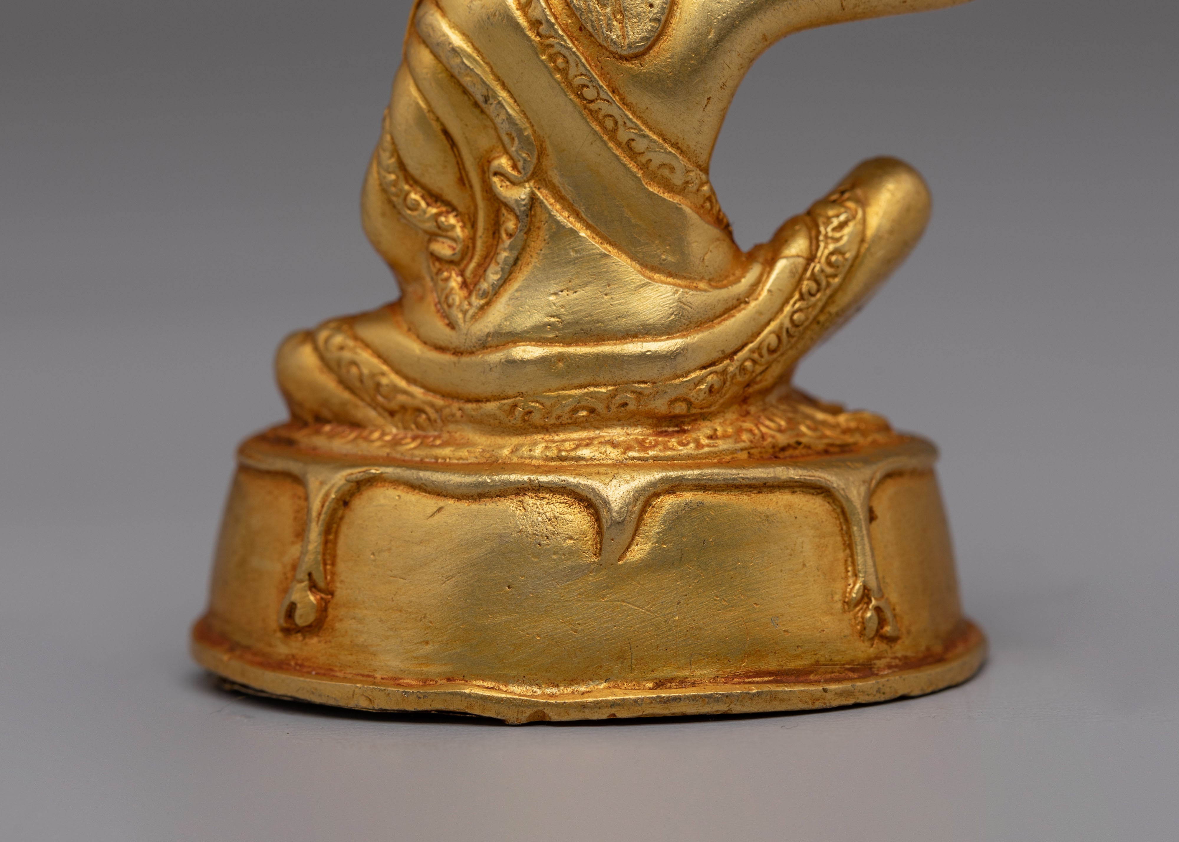 Sacred Tibetan Milarepa Sculpture | Tibetan Meditation Deity