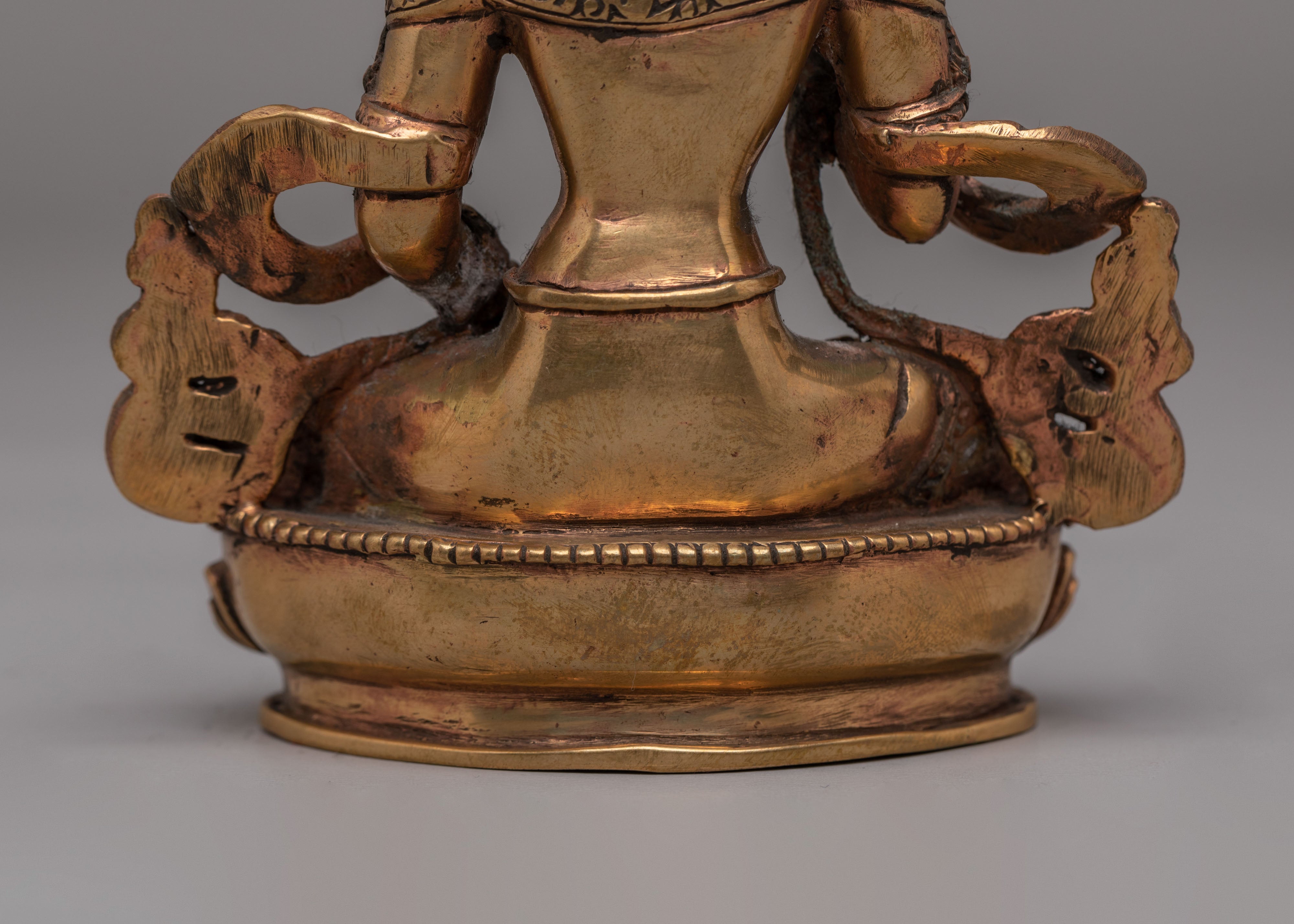 Tibetan Vajrasattva Deity Statue | Handcrafted Copper Art