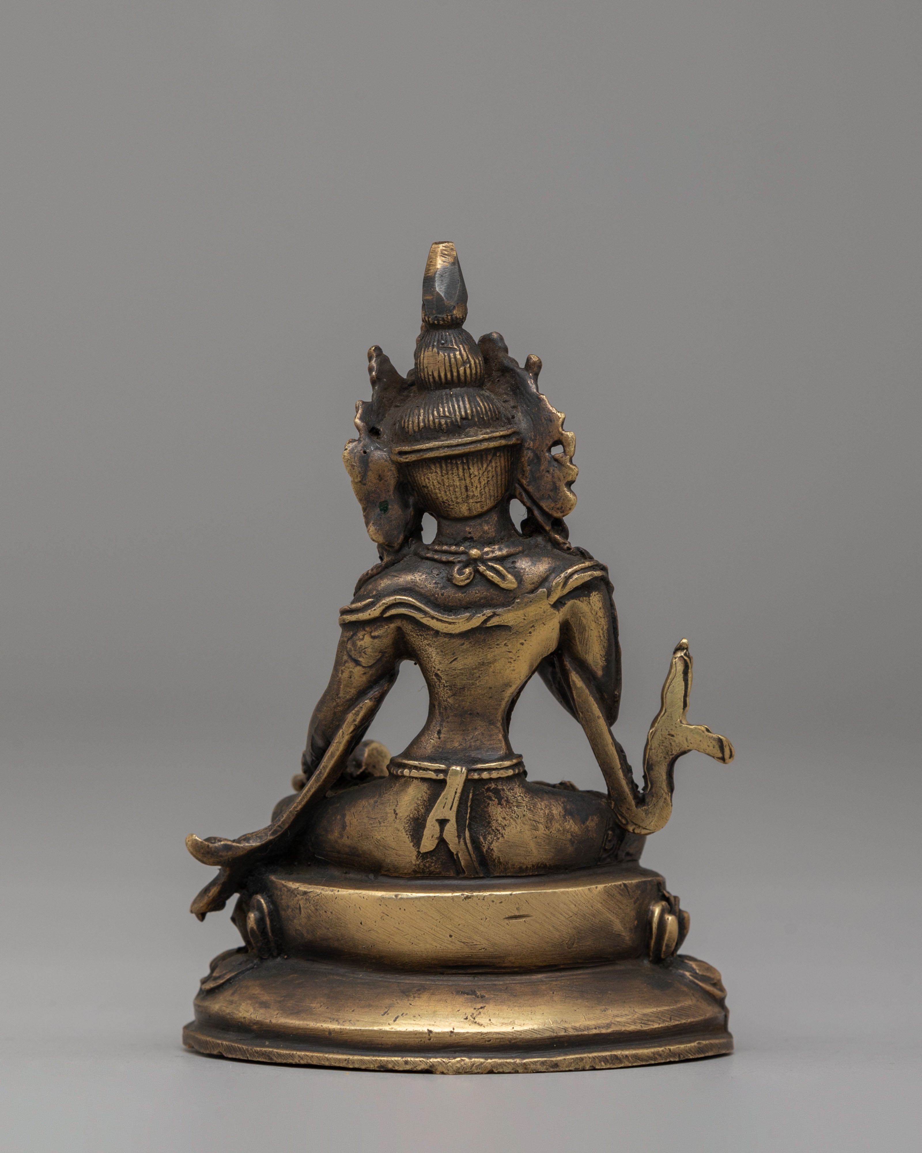 Handcrafted Sacred Vajrasattva Statue | Tibetan Buddhist Purification Deity