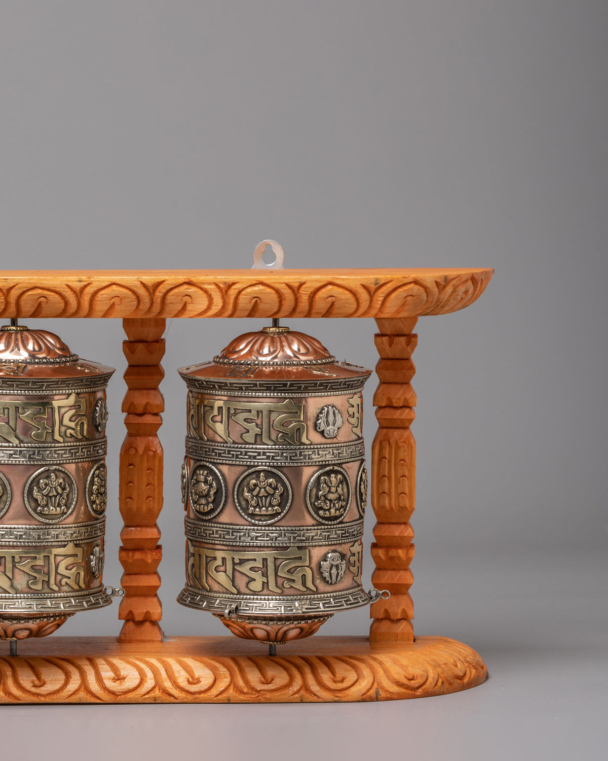 Tibetan Prayer Wheel Set | Meditation & Spiritual Decor