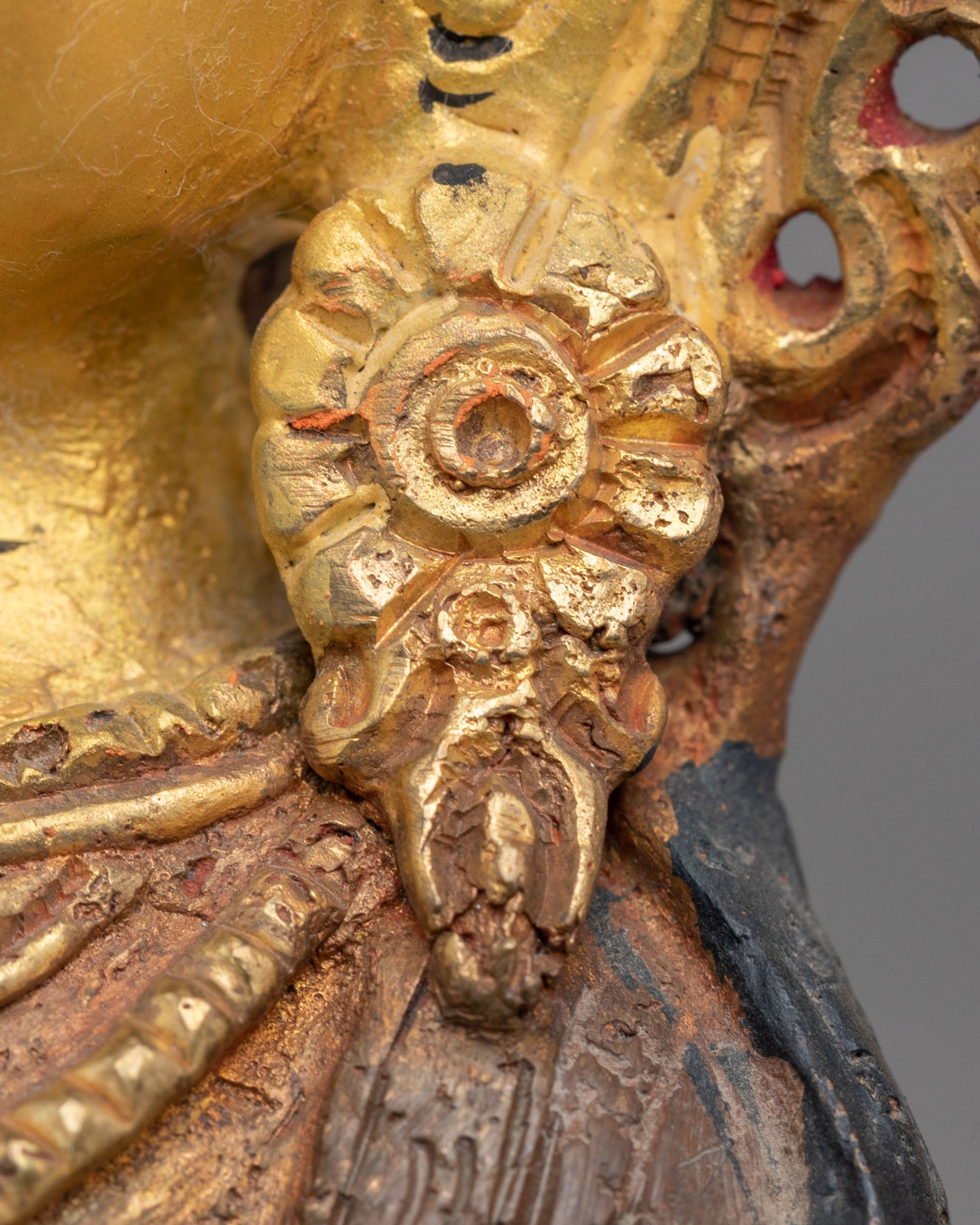Traditional Spiritual White Tara Sculpture | Tibetan Buddhist Deity Figurine