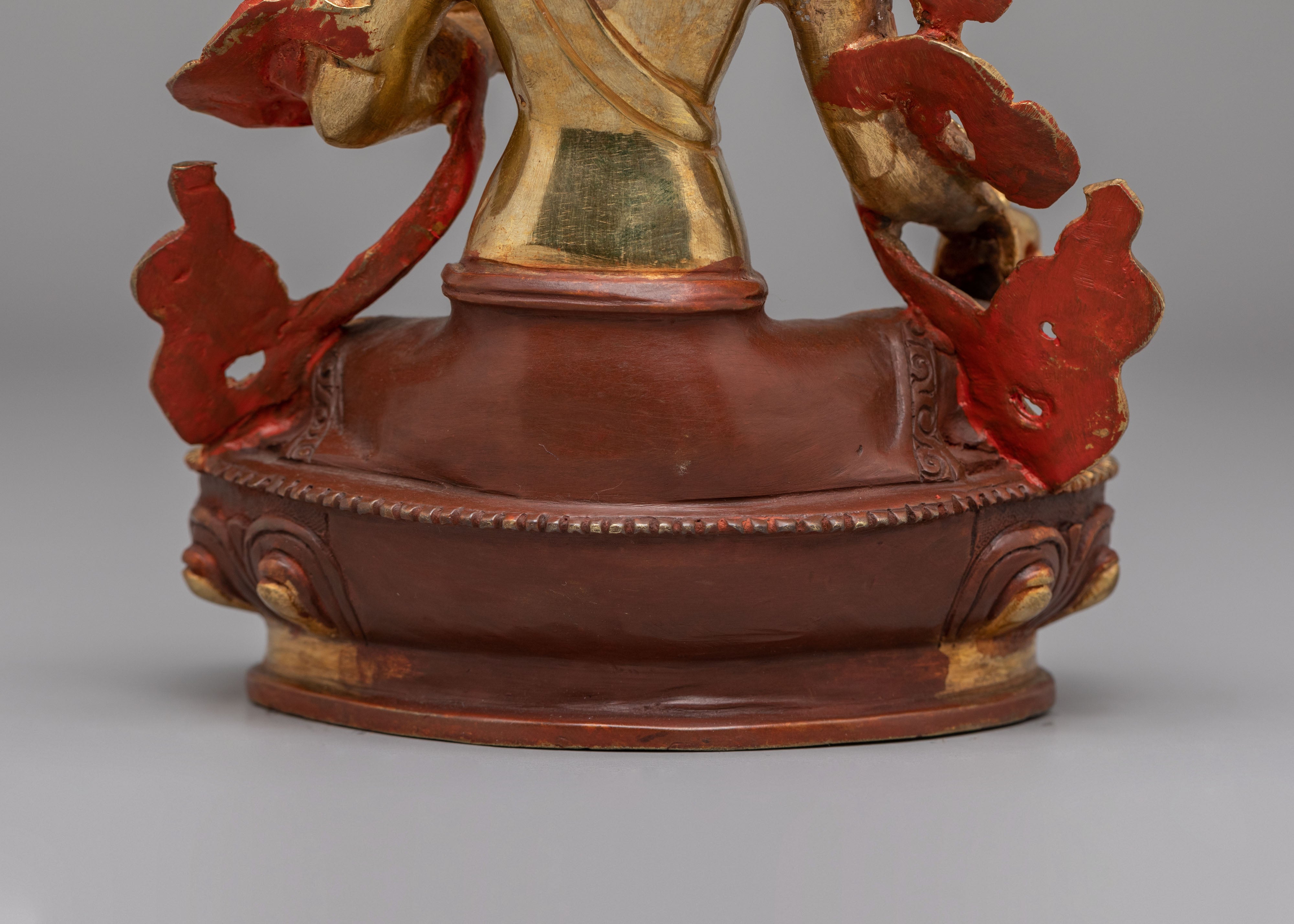 Buddhist Green Tara Deity Statue | Handmade Tibetan Art