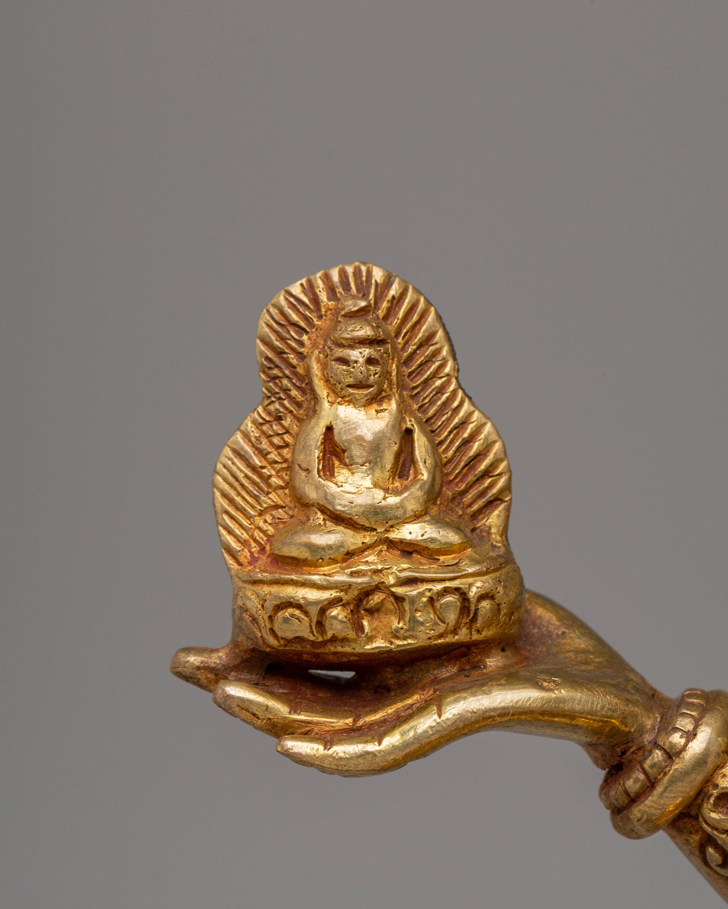 Handmade Golden Namgyalma Statue | Dakini of Longevity