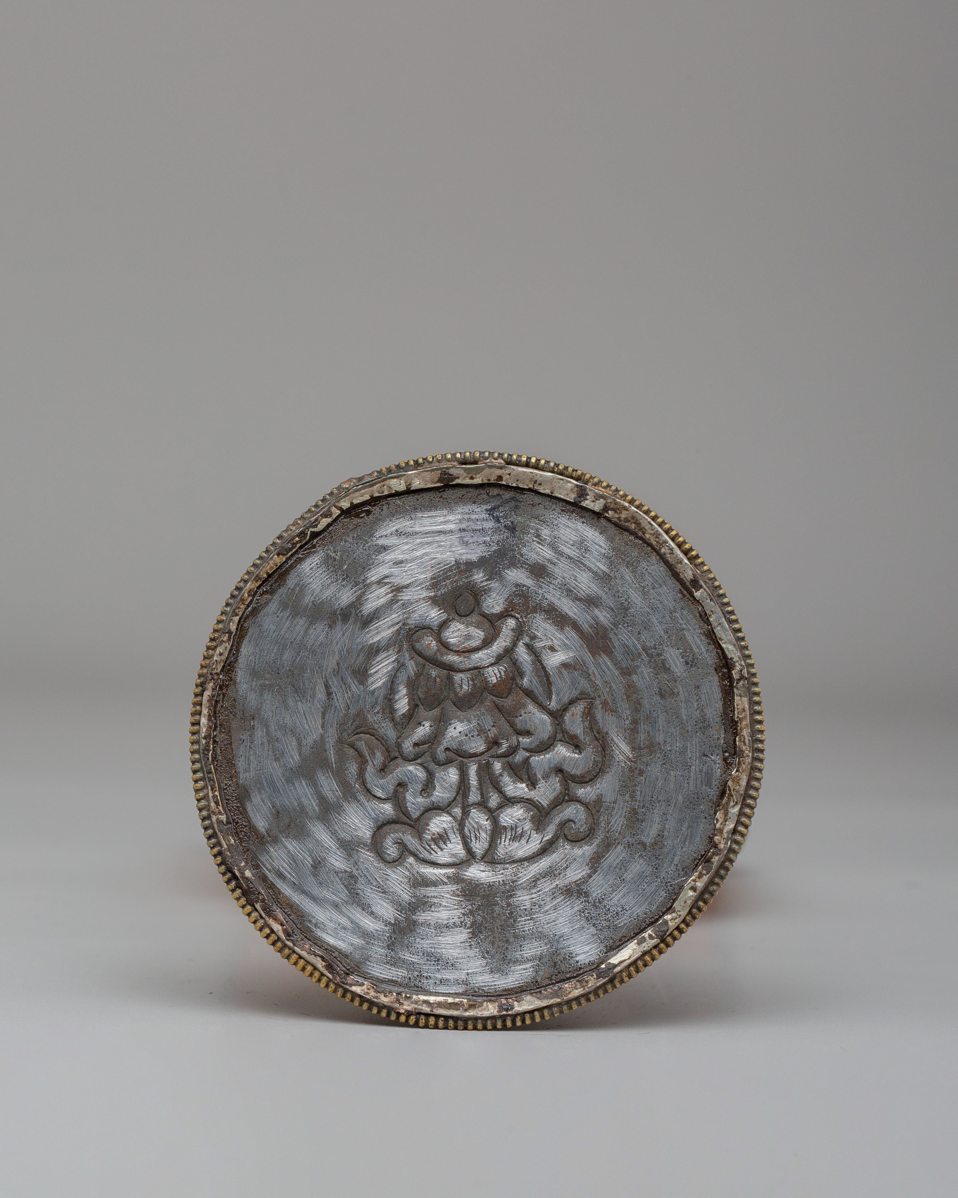 Bishwo Vajra Altar Stamp | Sacred Ritual Tool for Spiritual Practices