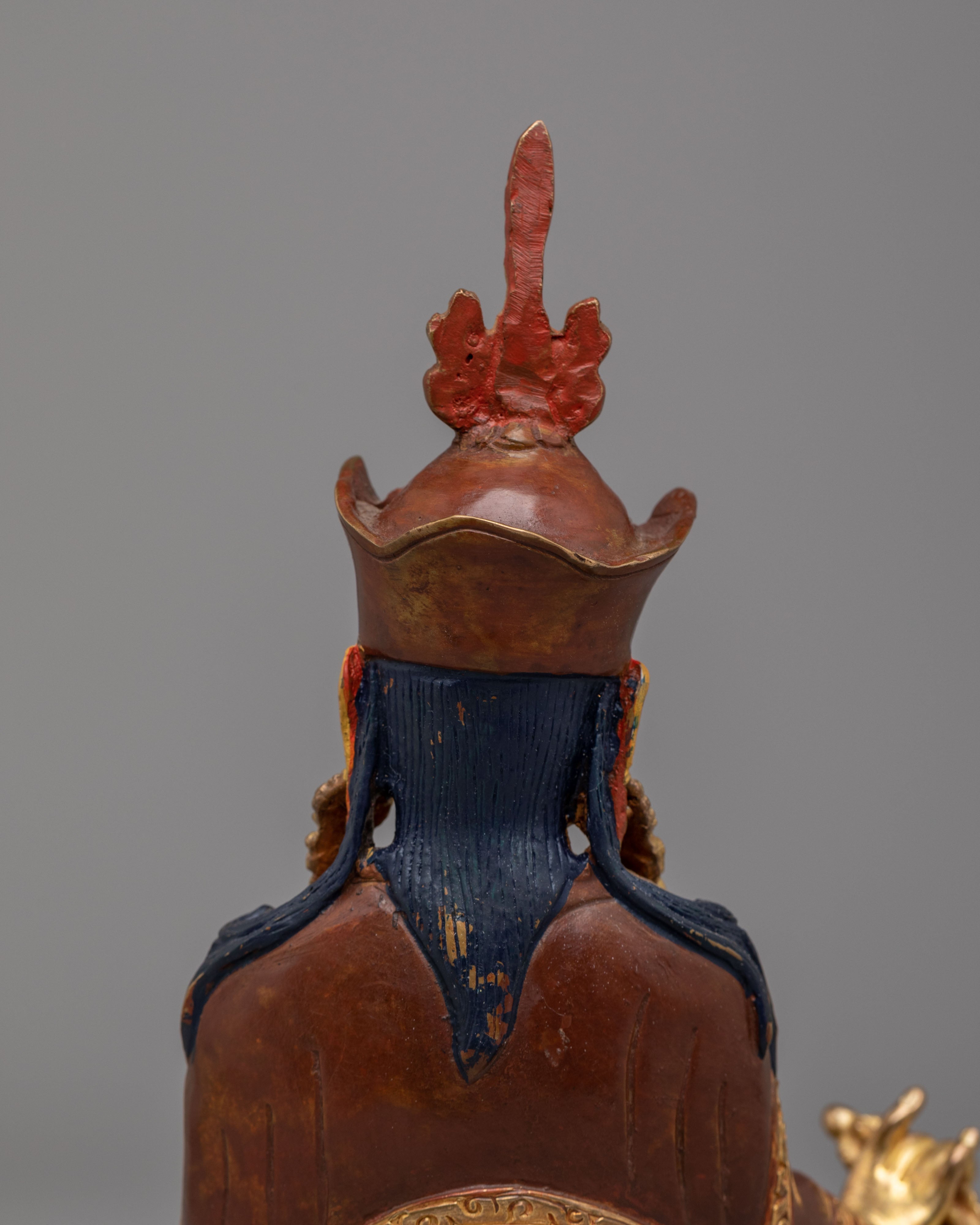 Buddhist Guru Rinpoche Statue | Spiritual Decor for Meditation & Rituals