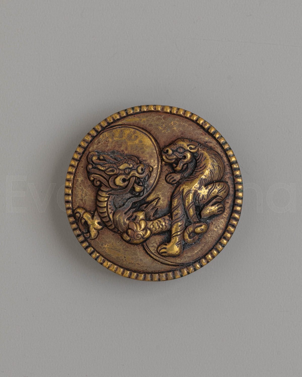 Dragon And Tiger Belt Buckle
