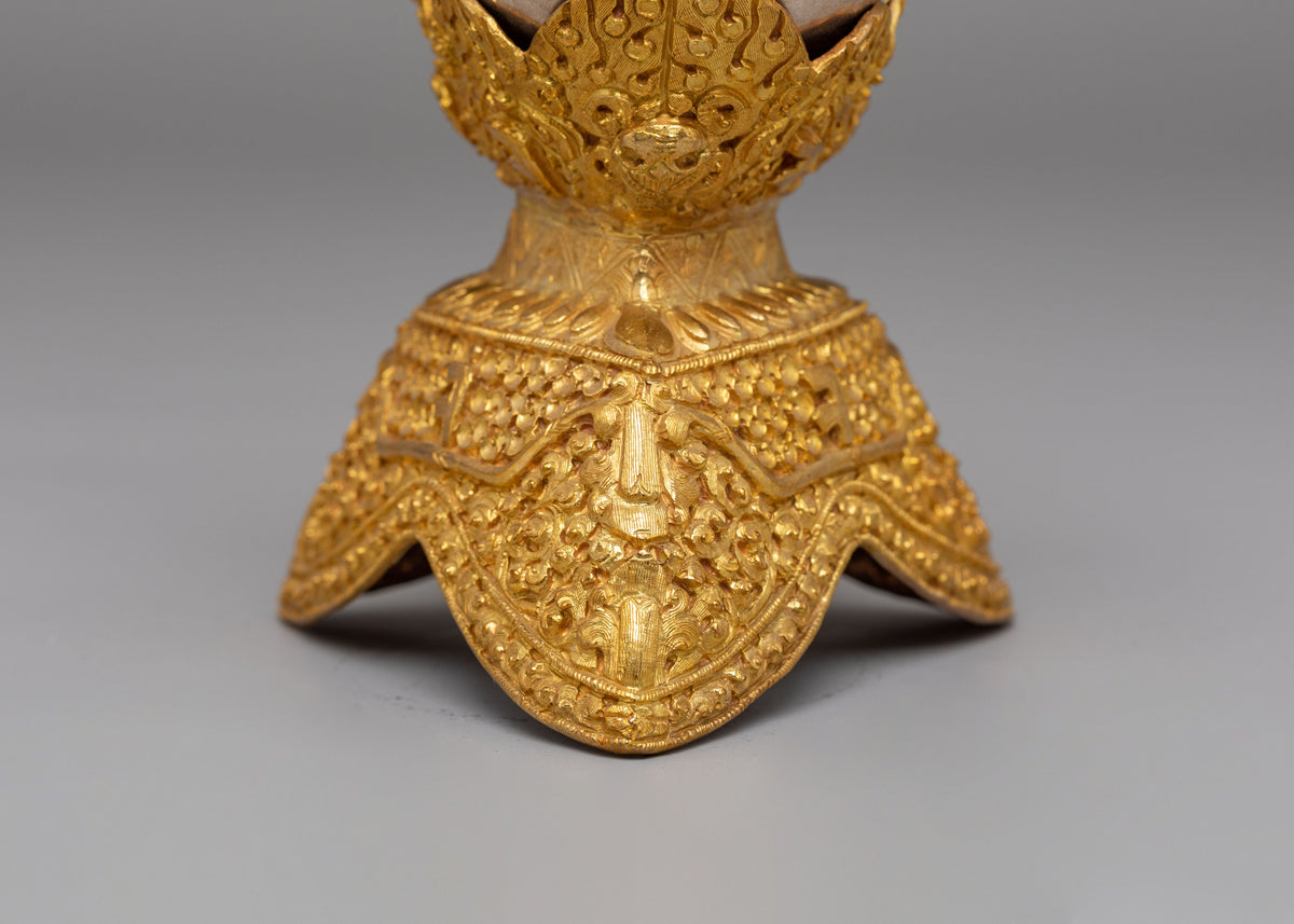 Himalayan Sacred Offering Kapala | Handcrafted Ritual Vessel