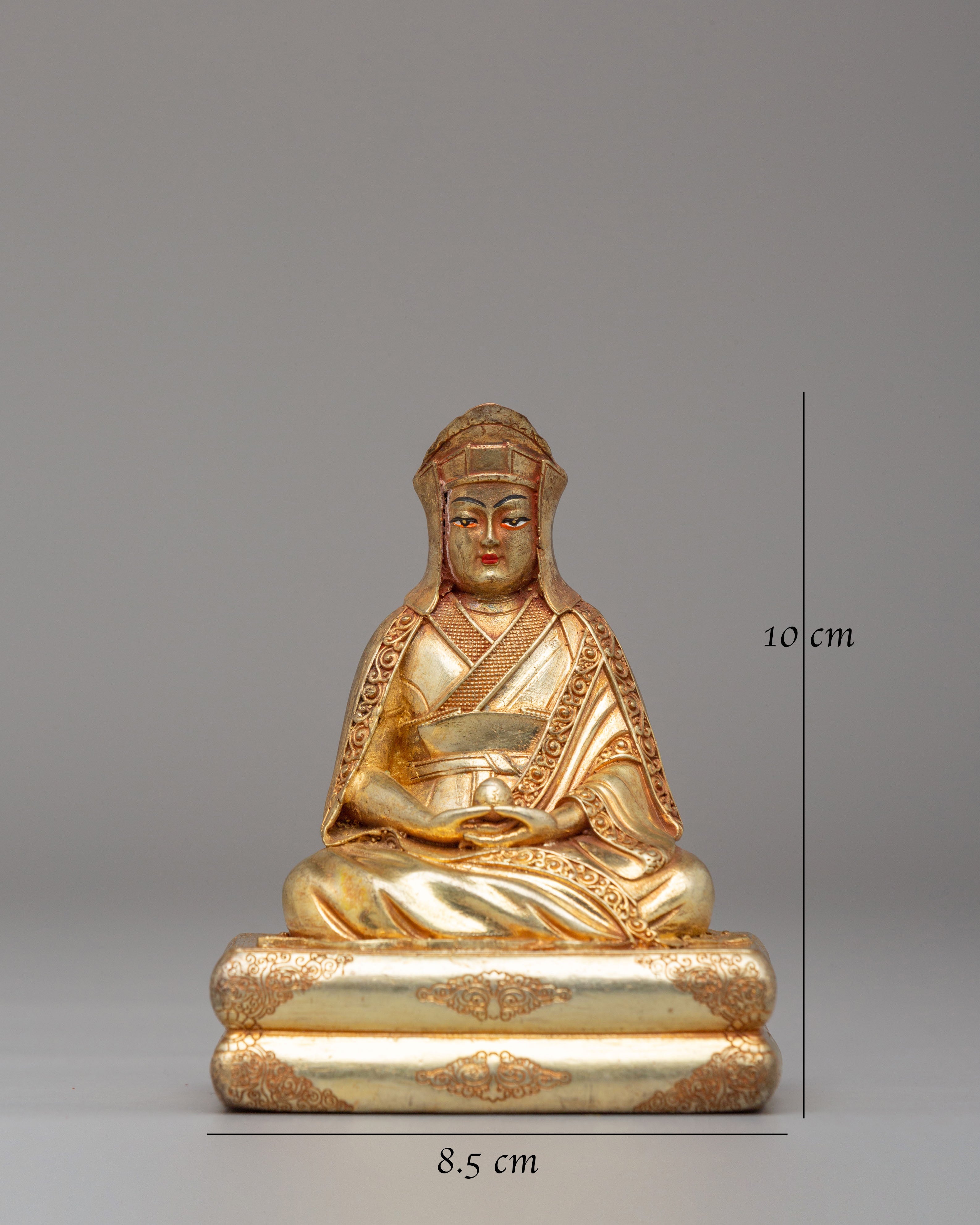 Buddhist Teacher Marpa Sculpture | Marpa Statue for Altar and Meditation