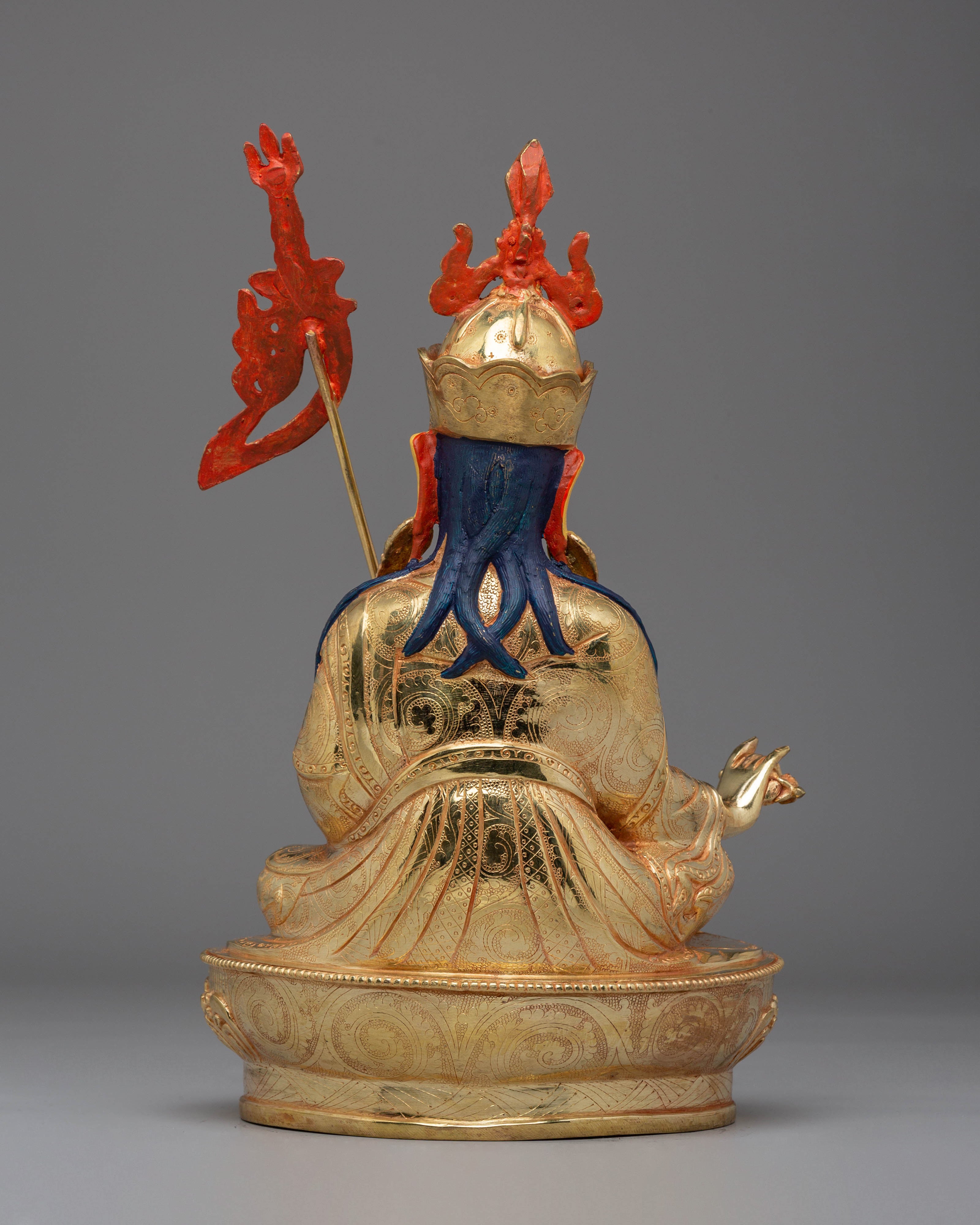 Sacred Statue of Guru Rinpoche | Tibetan Masterpiece of Art
