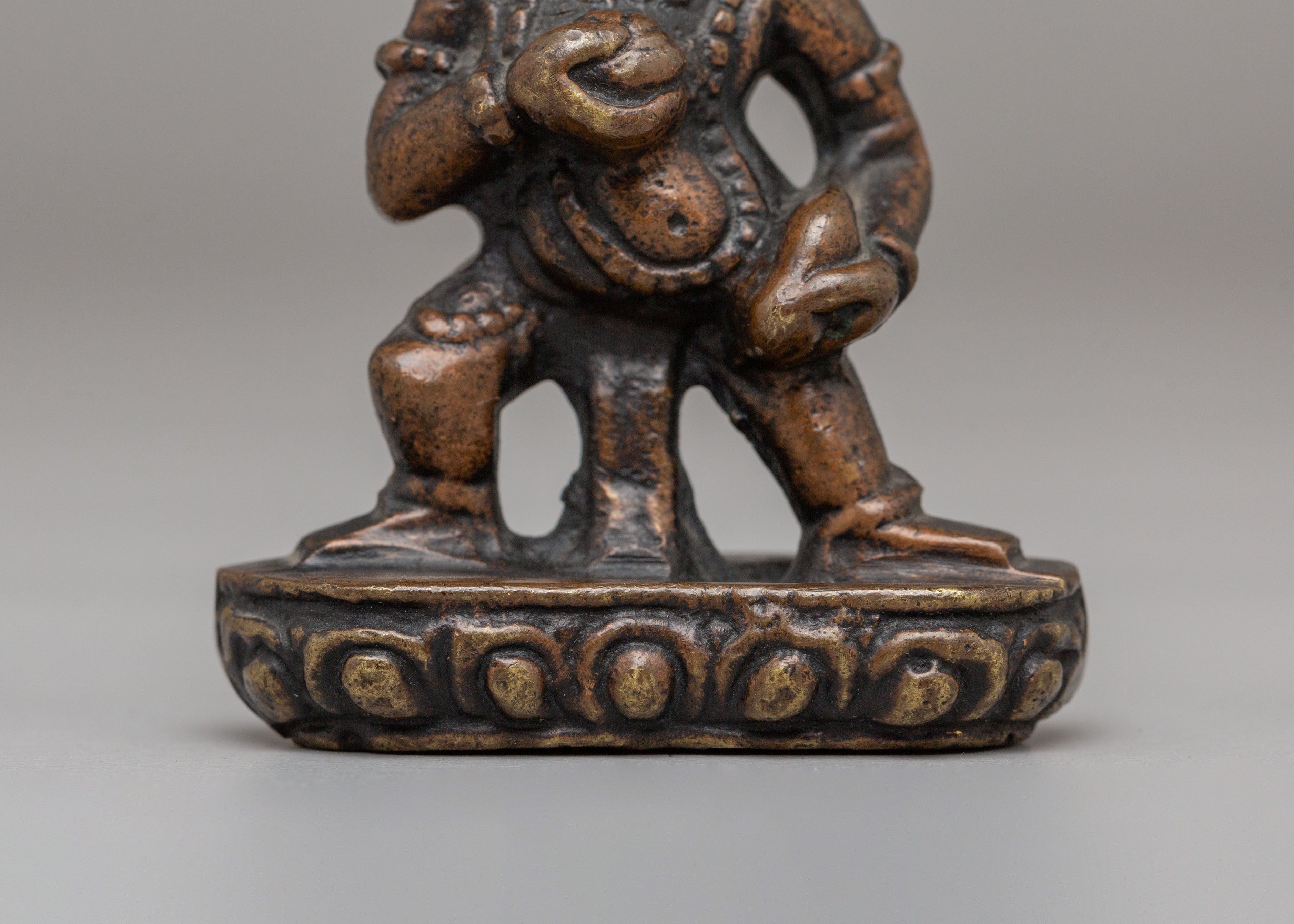 Black Dzambhala Deity Statue | The Fierce Protector of Wealth