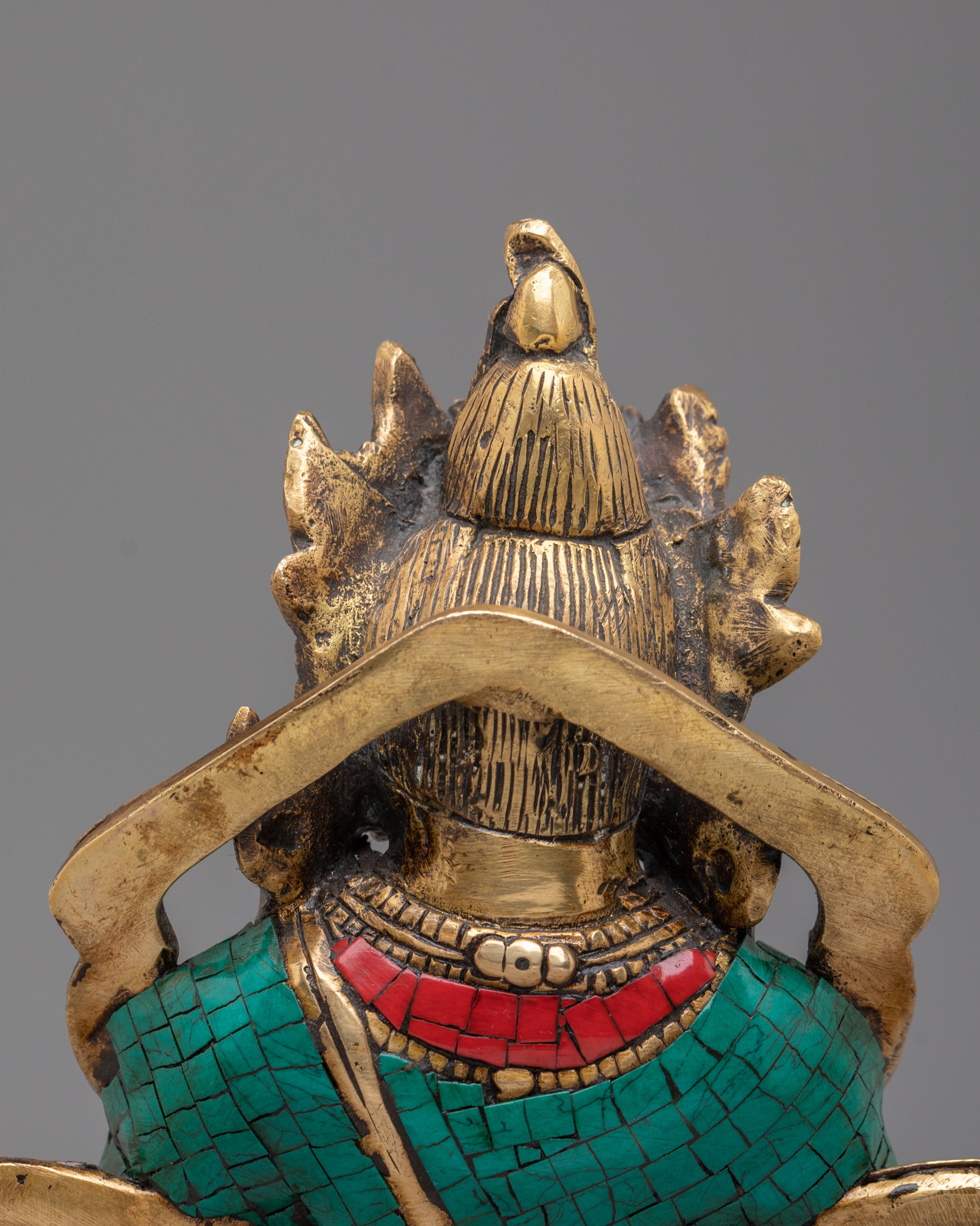Dzambhala Statue of Wealth and Abundance | Brass Figurine for Mindful Living