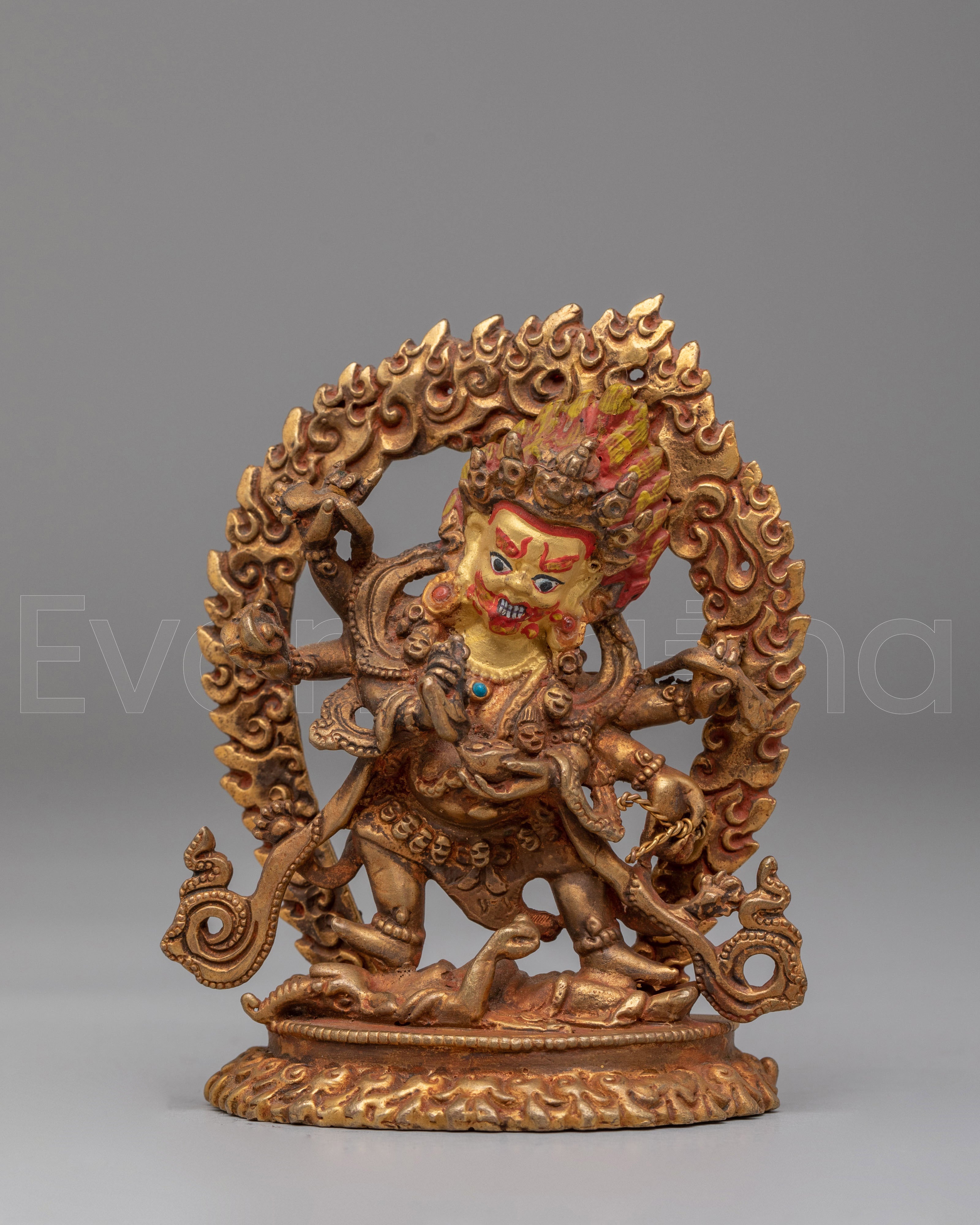 Six-Armed Mahakala Statue 