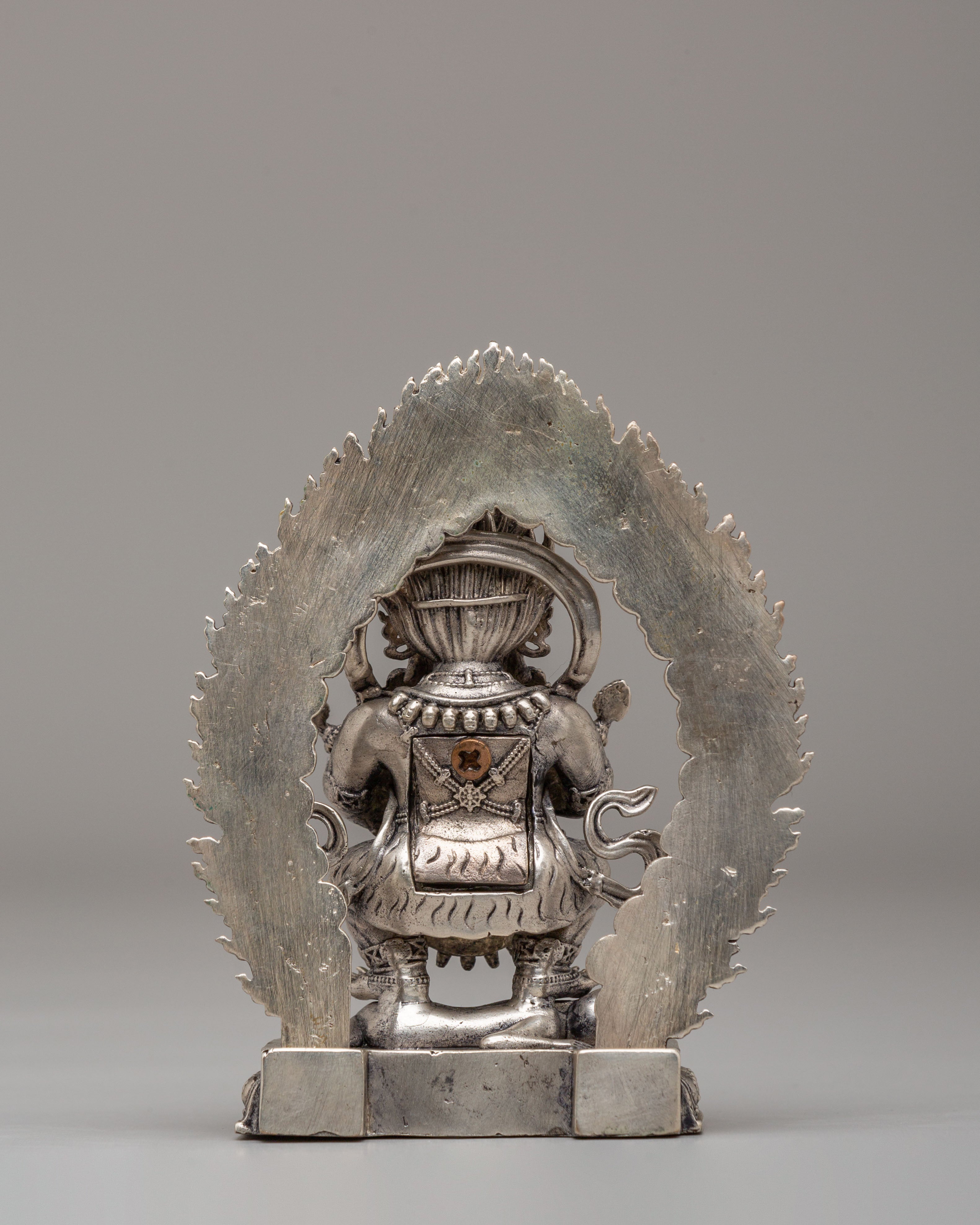 Machine-Made Sakya Mahakala Sculpture | Symbolizing Protection and Strength