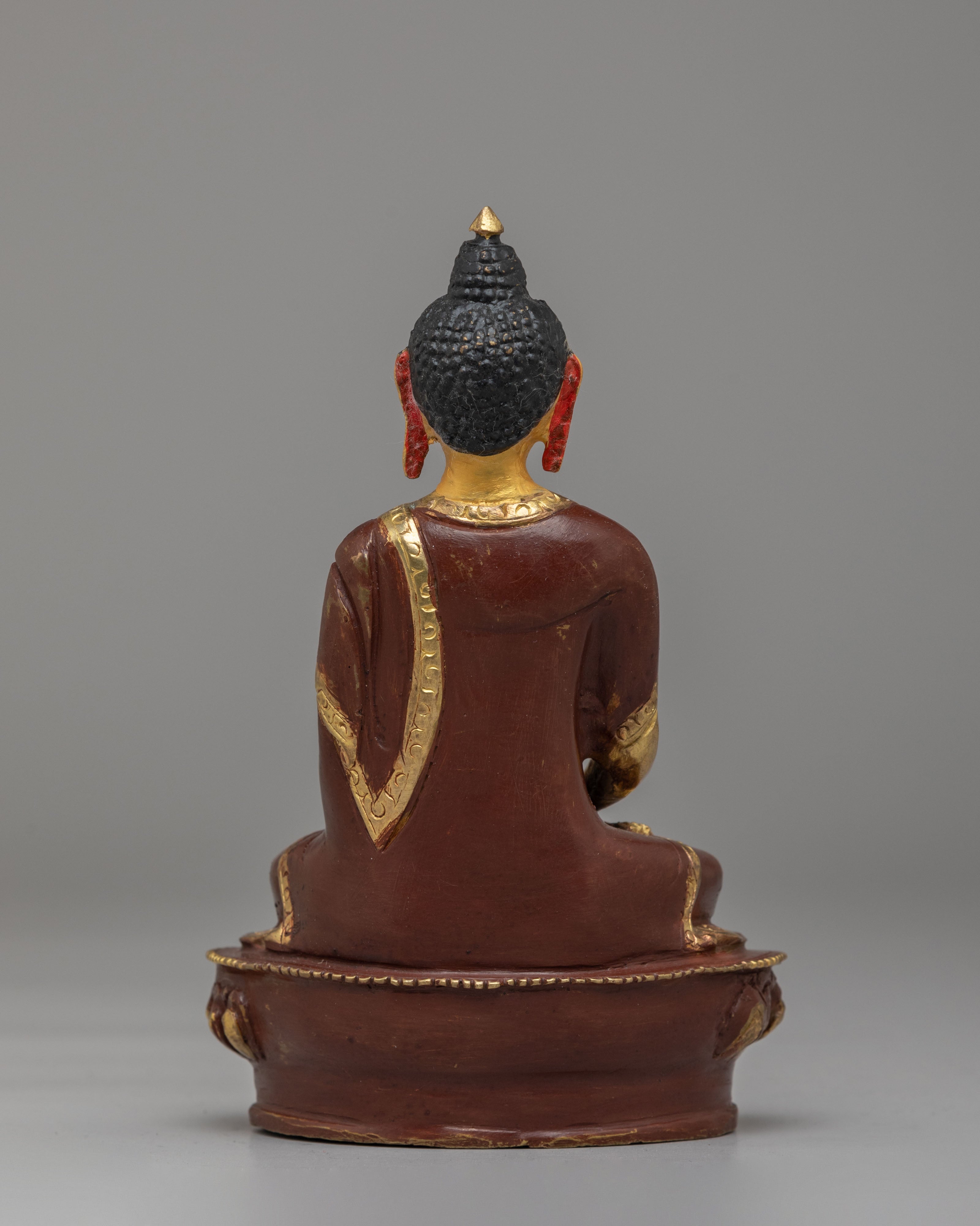 Buddhist Pure Land Amitabha Statue | Traditional Tibetan Handcrafted Artwork