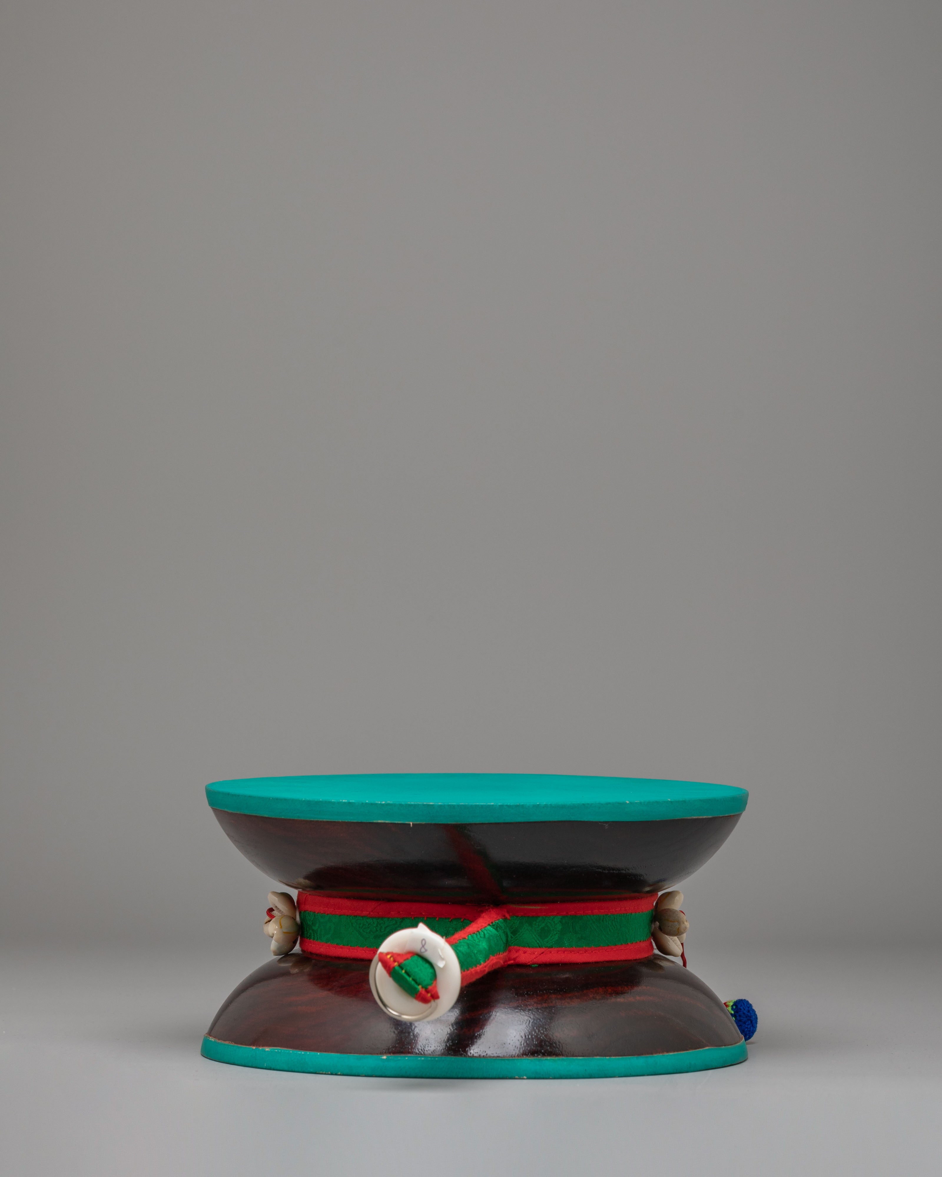 Sacred Vajrayana Damaru Instrument | Tibetan Buddhist Chod Drum