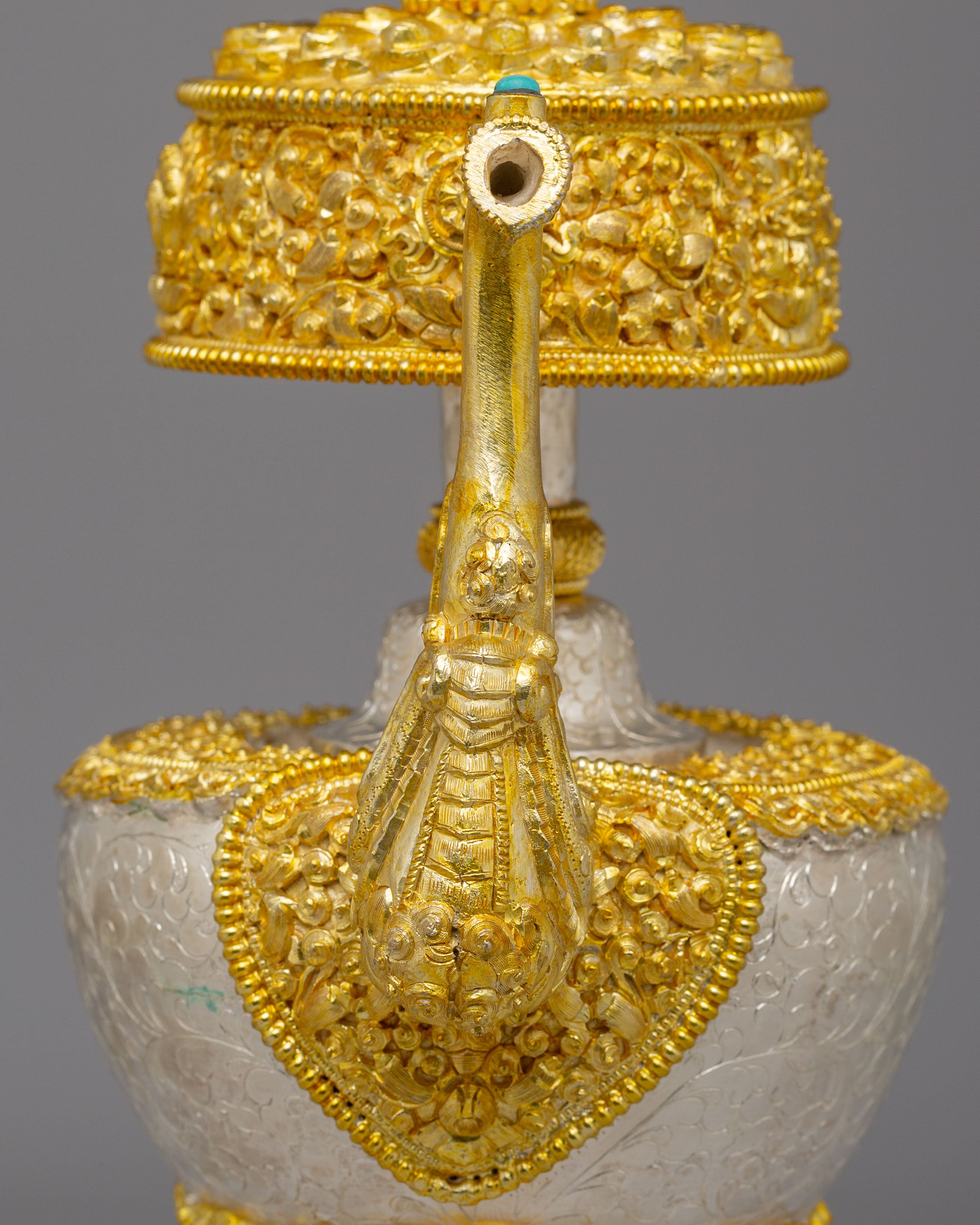 Handcrafted Bhumba for Altar Use | Sacred Vessel for Spiritual Ceremonies