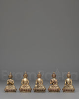  Five-Buddha Set Statue