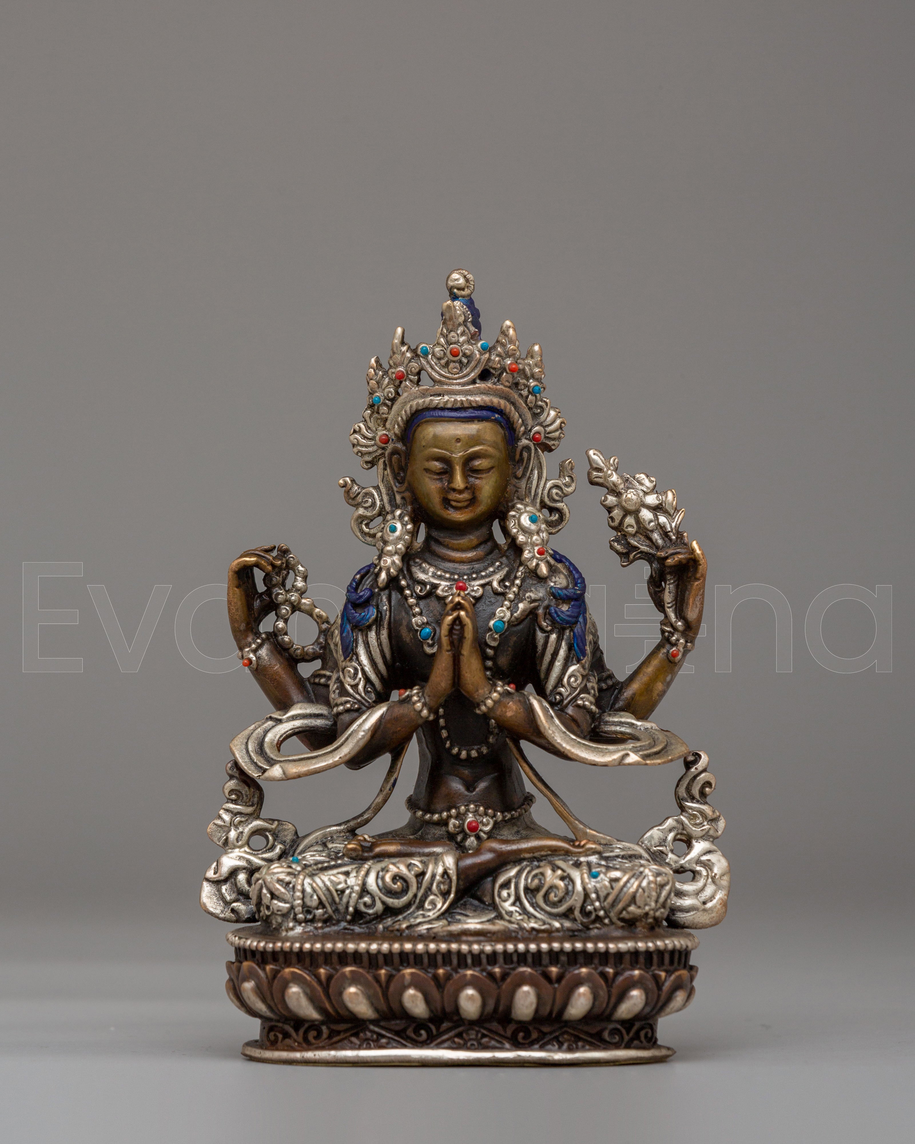 Chenrezig Compassion Deity Statue