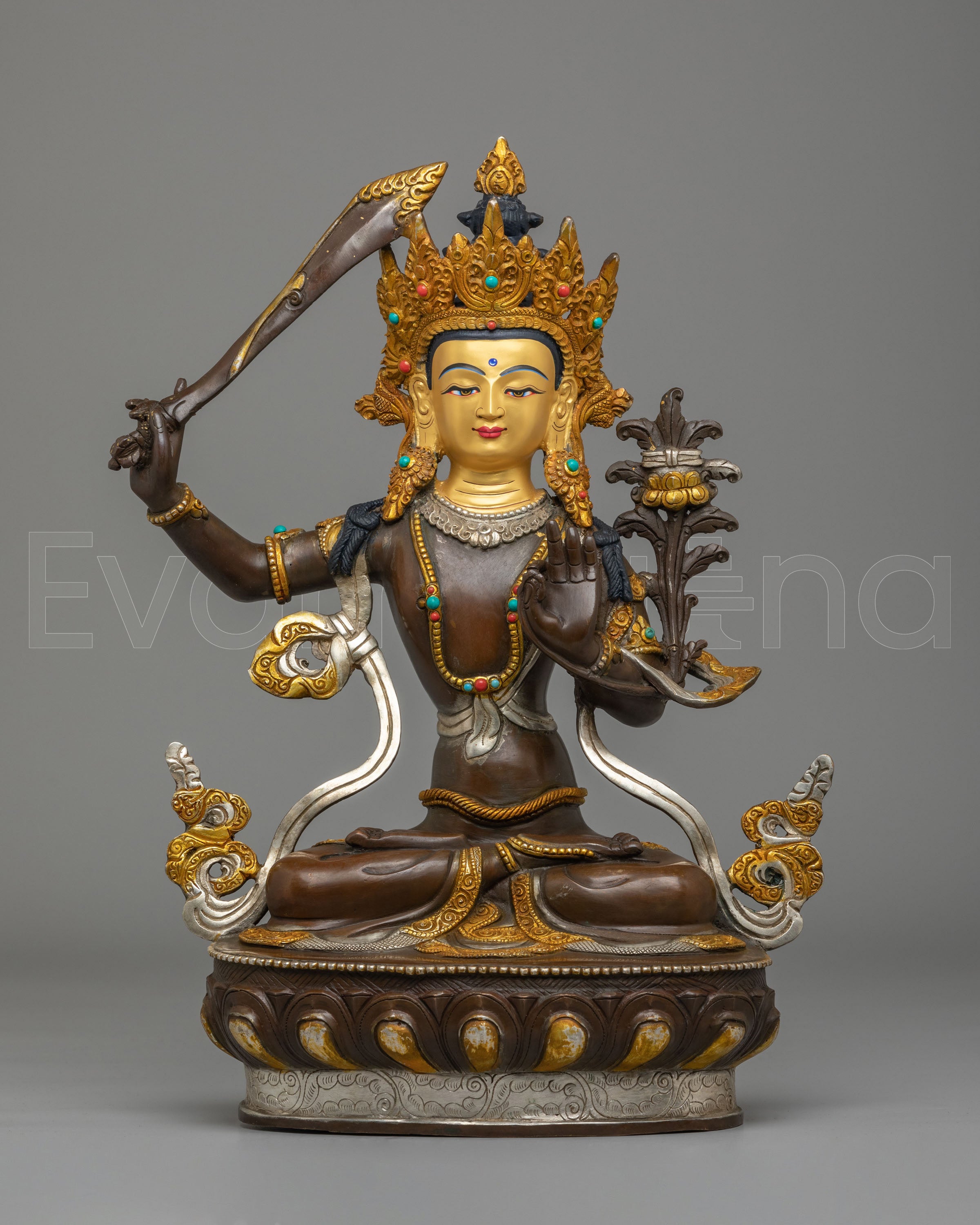 Manjushri Wisdom Deity Statue 