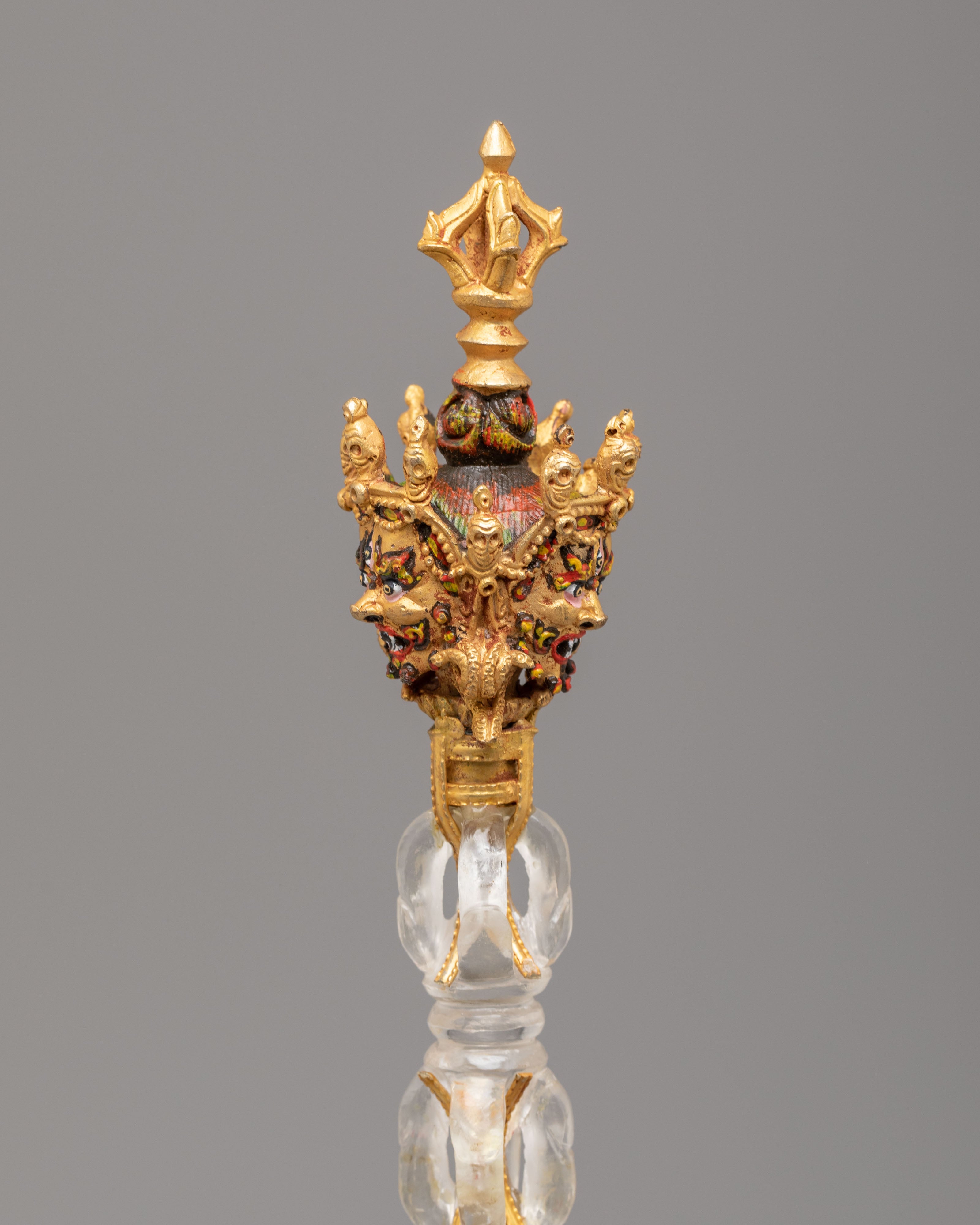 Sacred Tibetan Vajrayana Phurba | Ritual Dagger for Spiritual Ceremonies