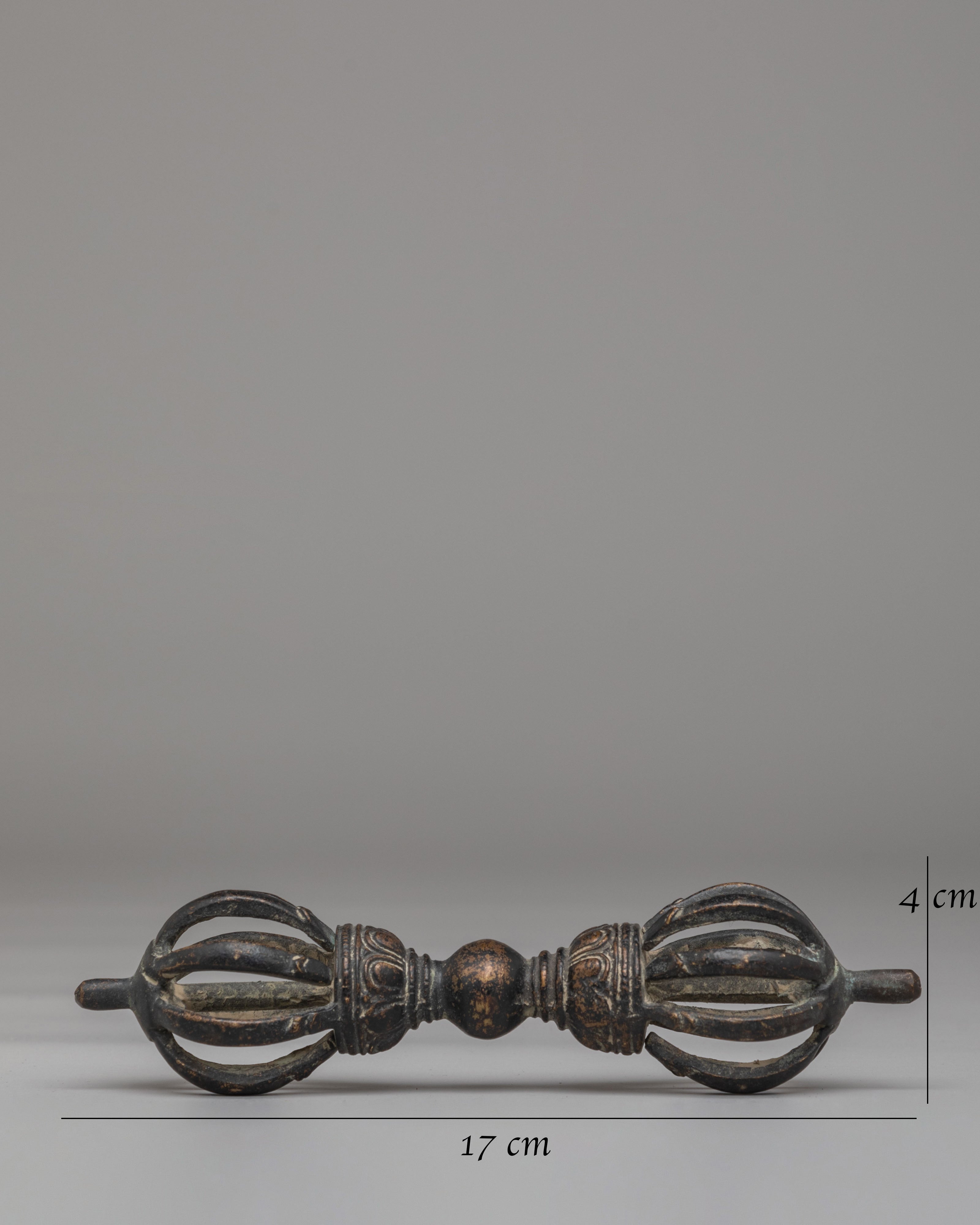 Handcrafted Himalayan Tibetan Vajra | Sacred Ritual Tool for Spiritual Practices
