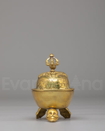 Buddhist Skull Cup Offering