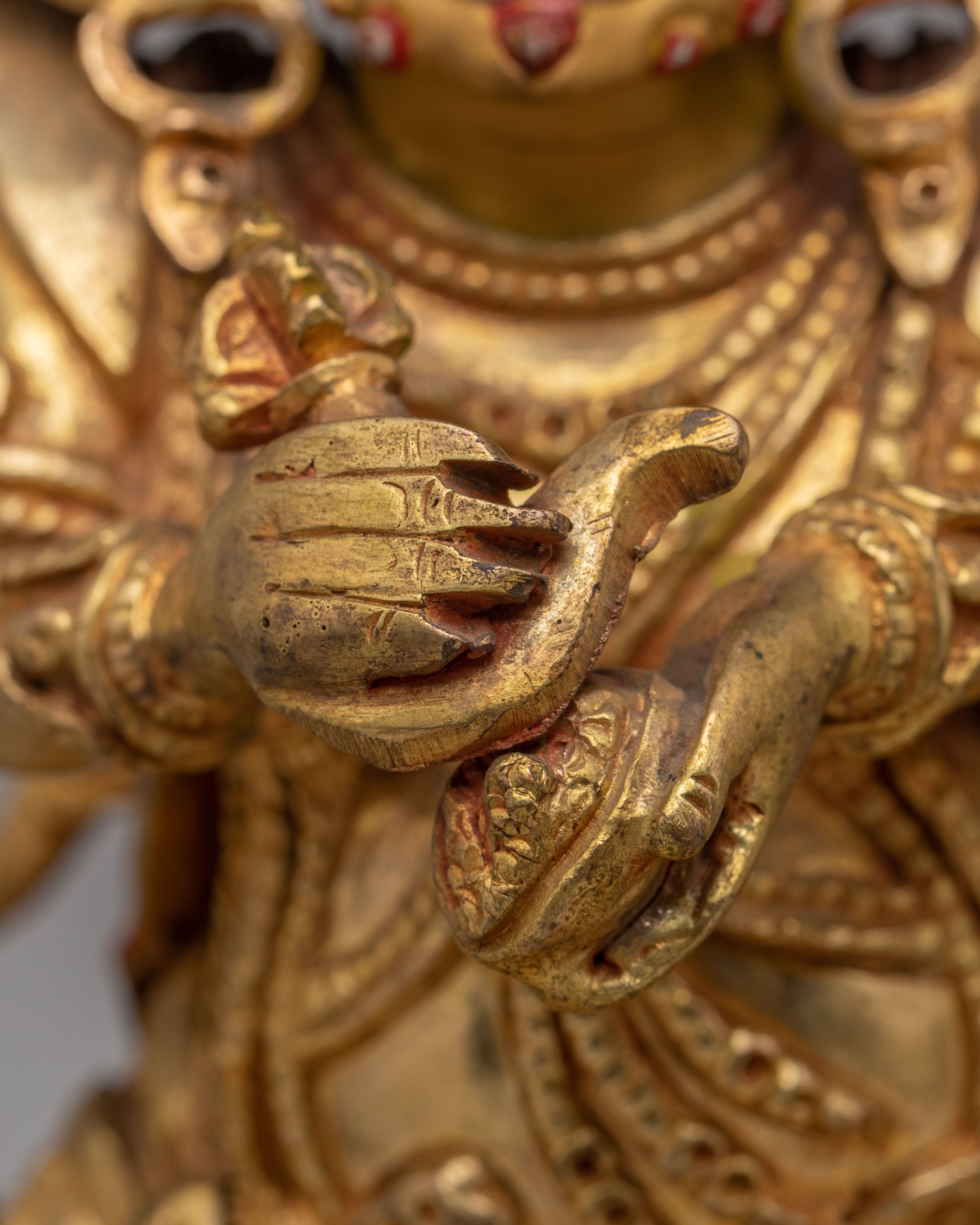 Handcrafted Six-Armed Mahakala Statue | Tibetan Protector Deity